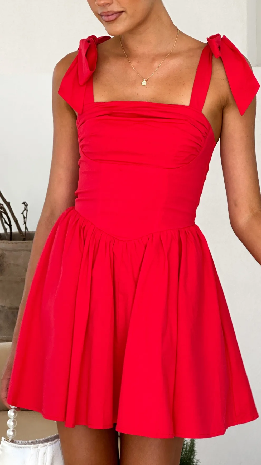 Haisley Mini Dress - Red