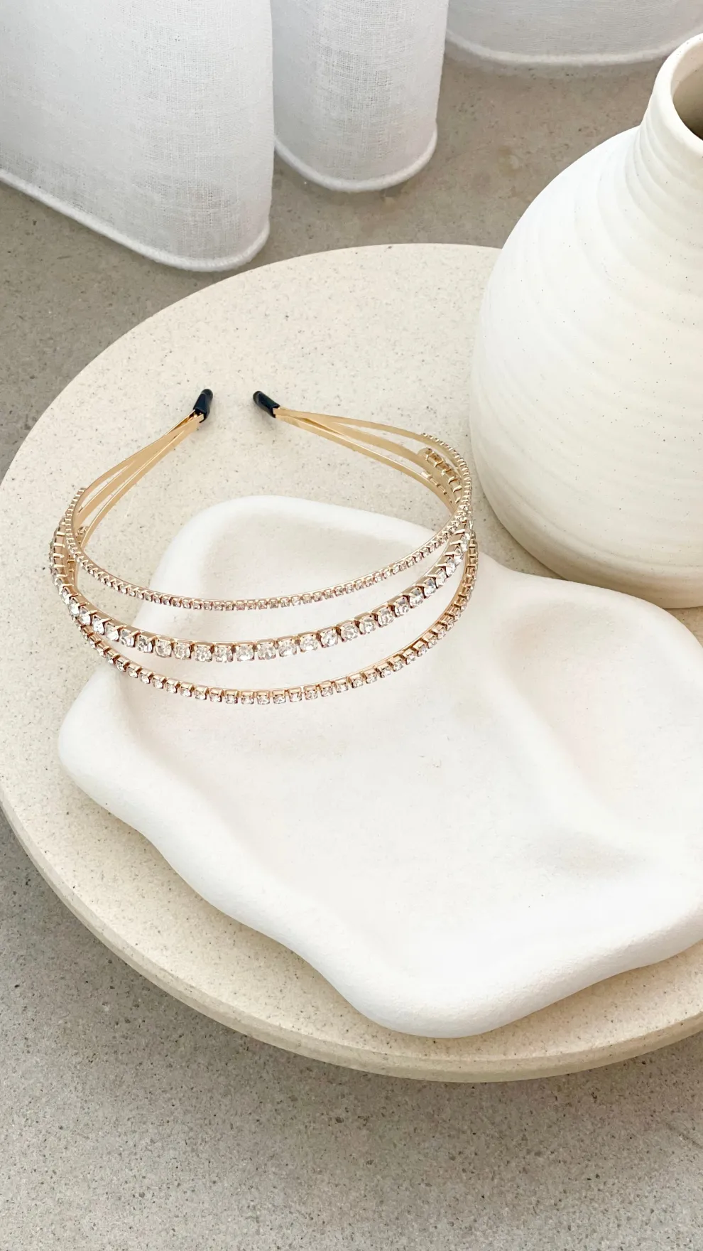 Halsey Headband - Crystal