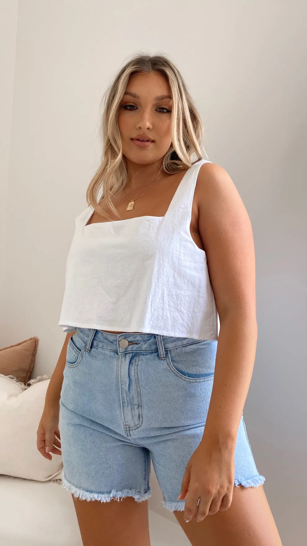 Harlow Shorts - Denim