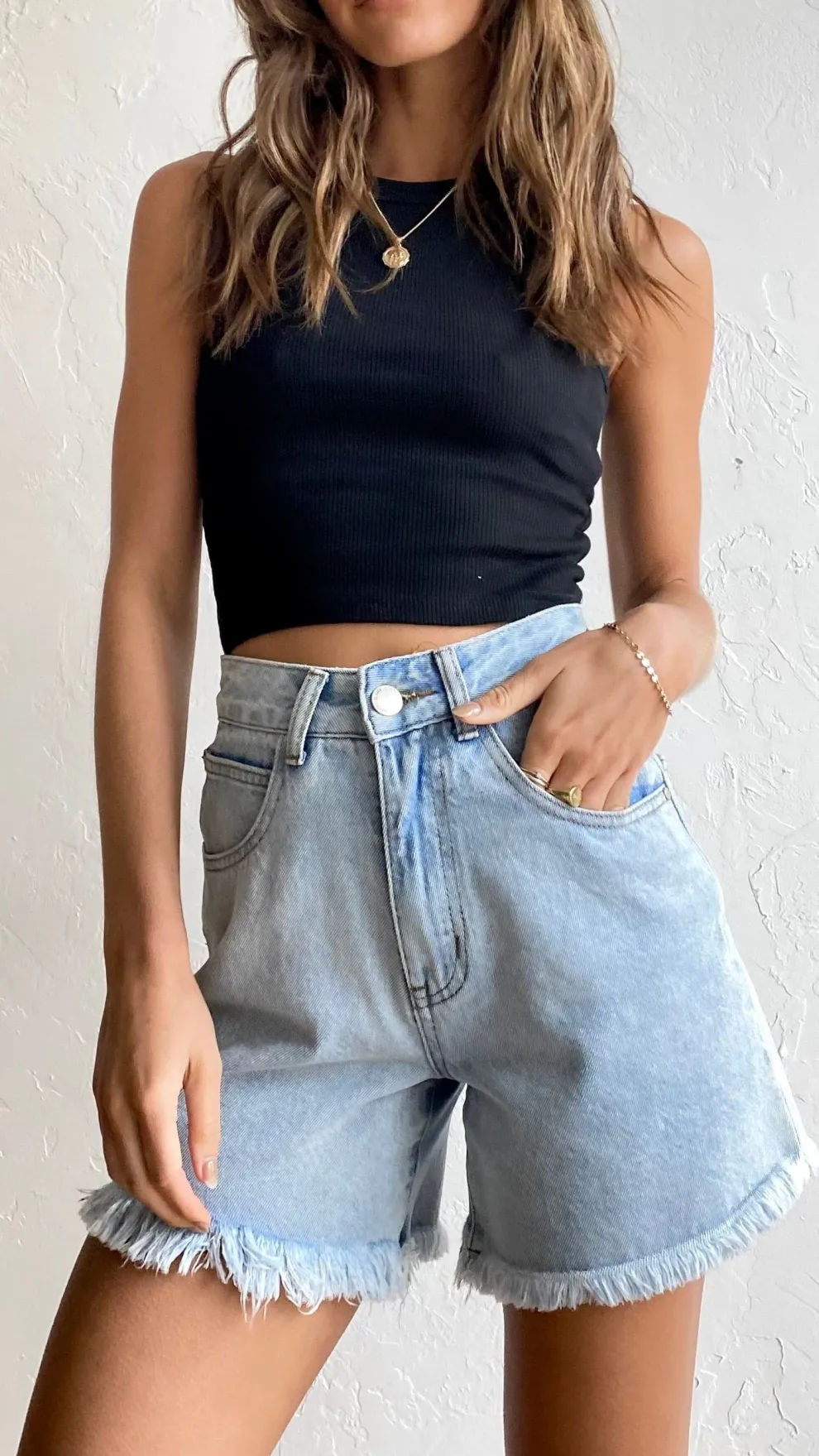 Harlow Shorts - Denim