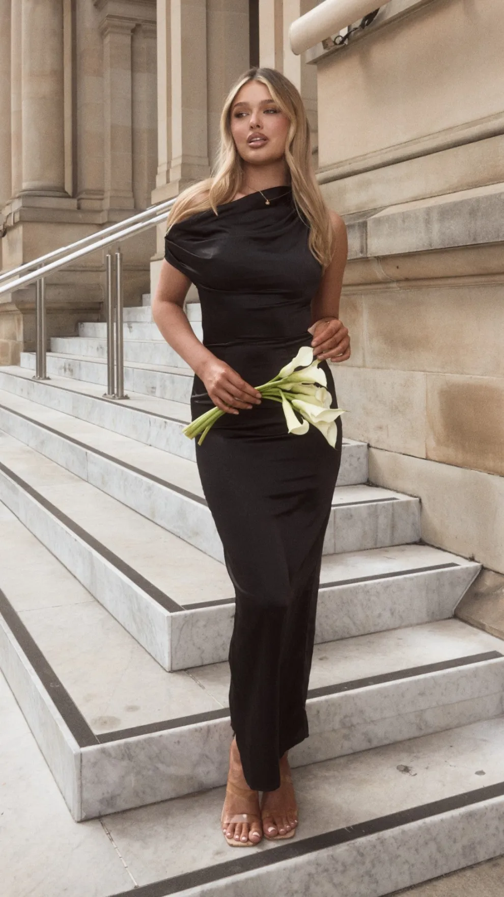 Harlowe Maxi Dress - Black