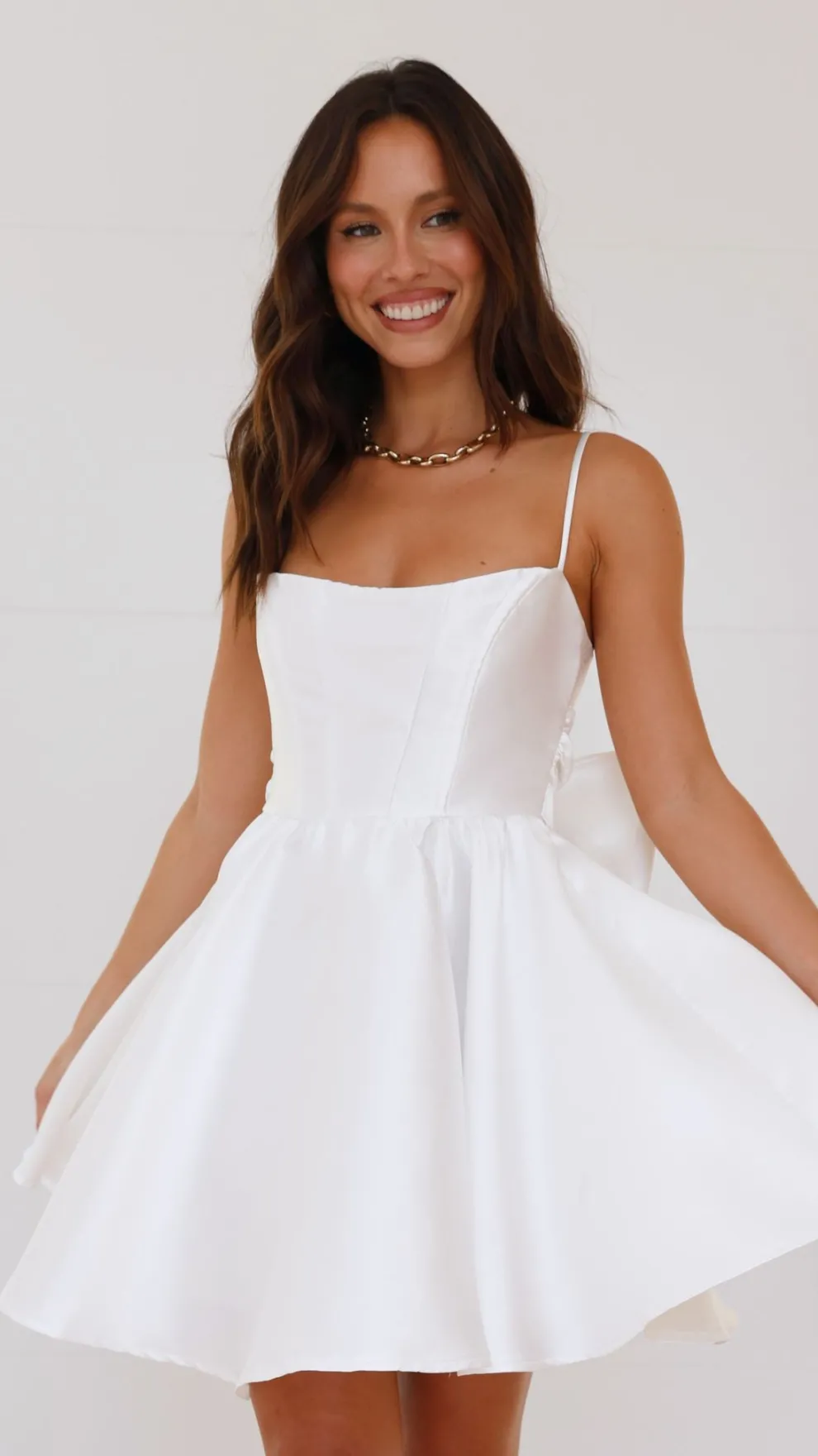 Ichiko Mini Dress - White