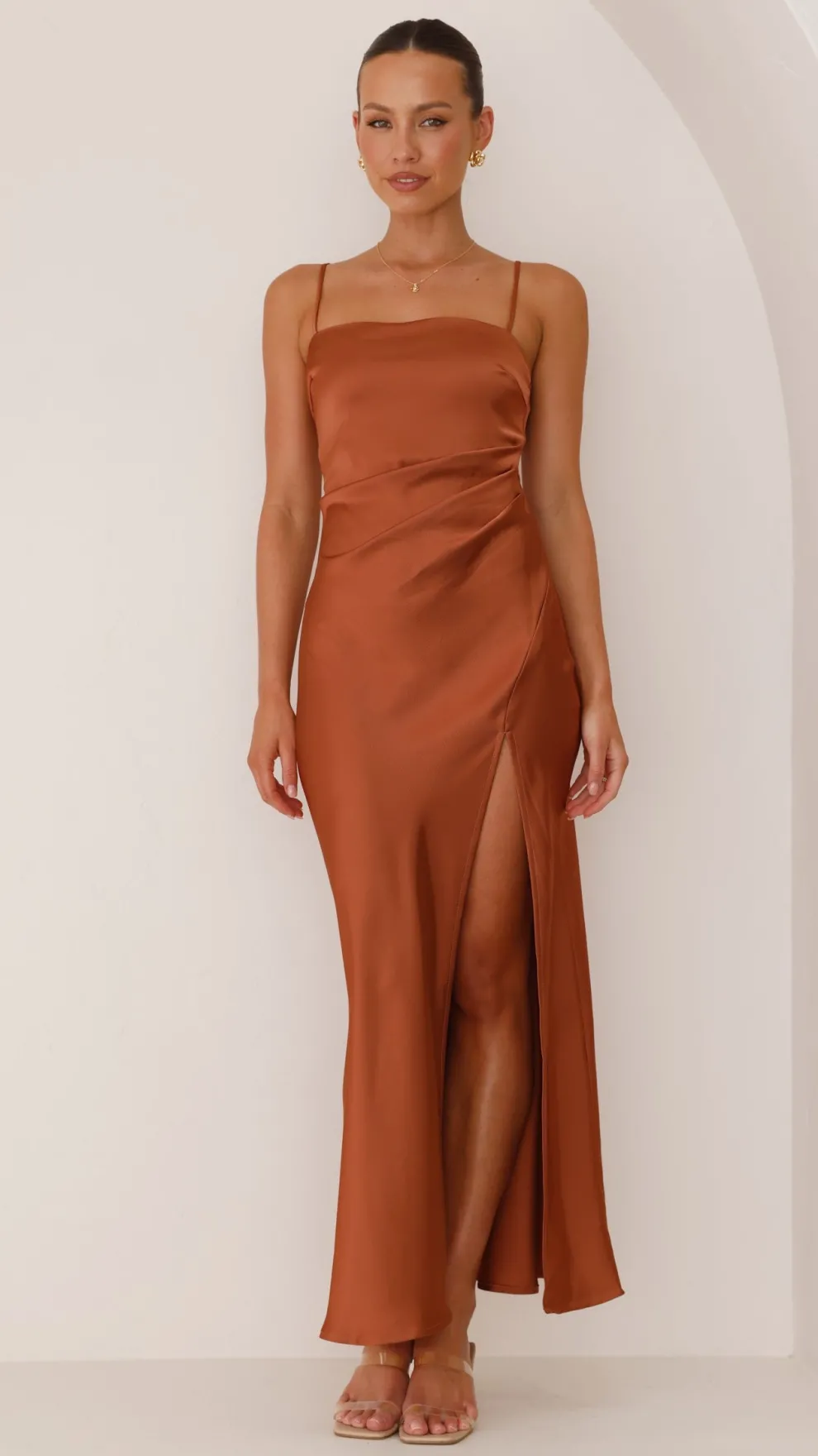 Ilana Maxi Dress - Copper