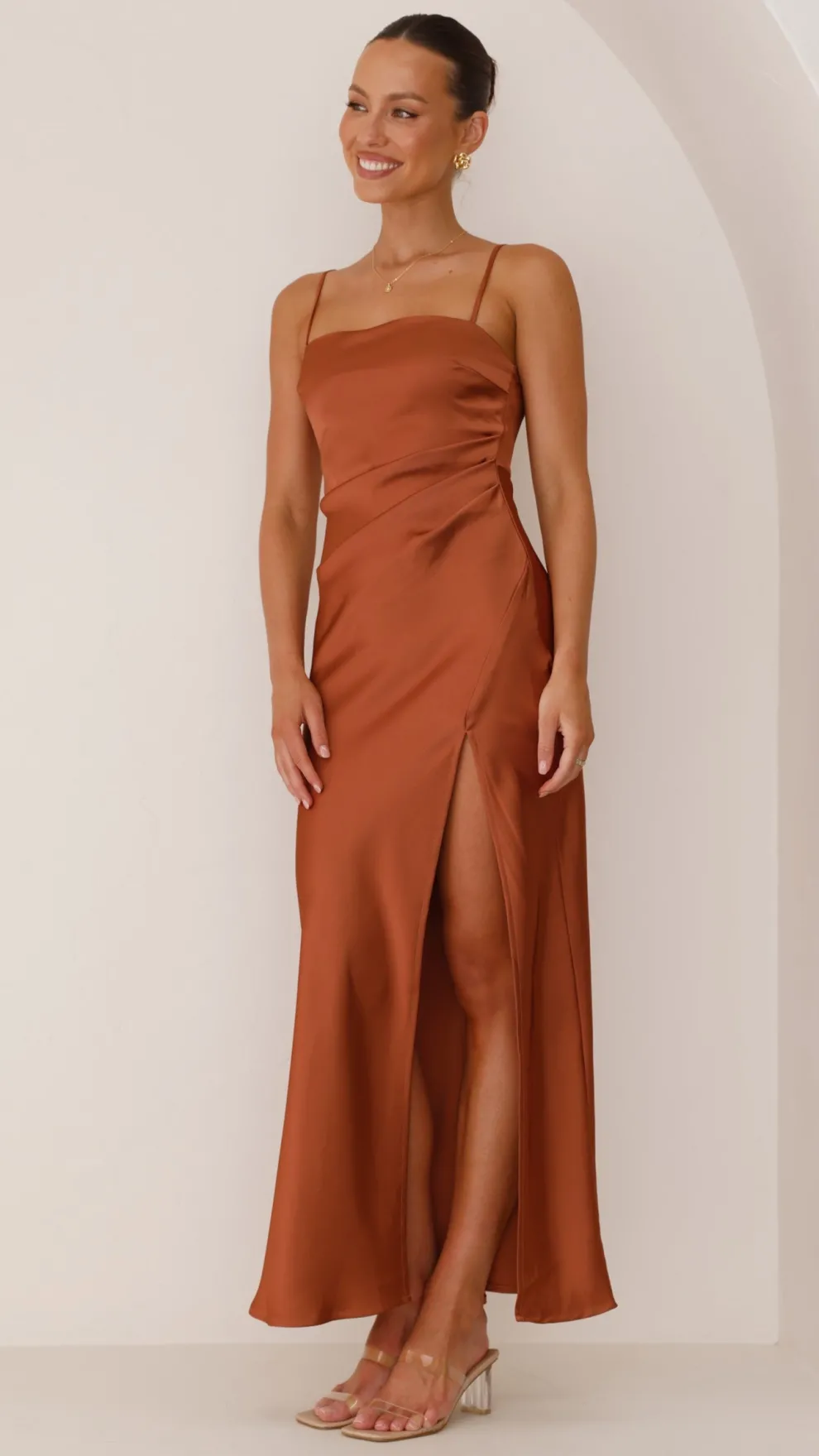 Ilana Maxi Dress - Copper