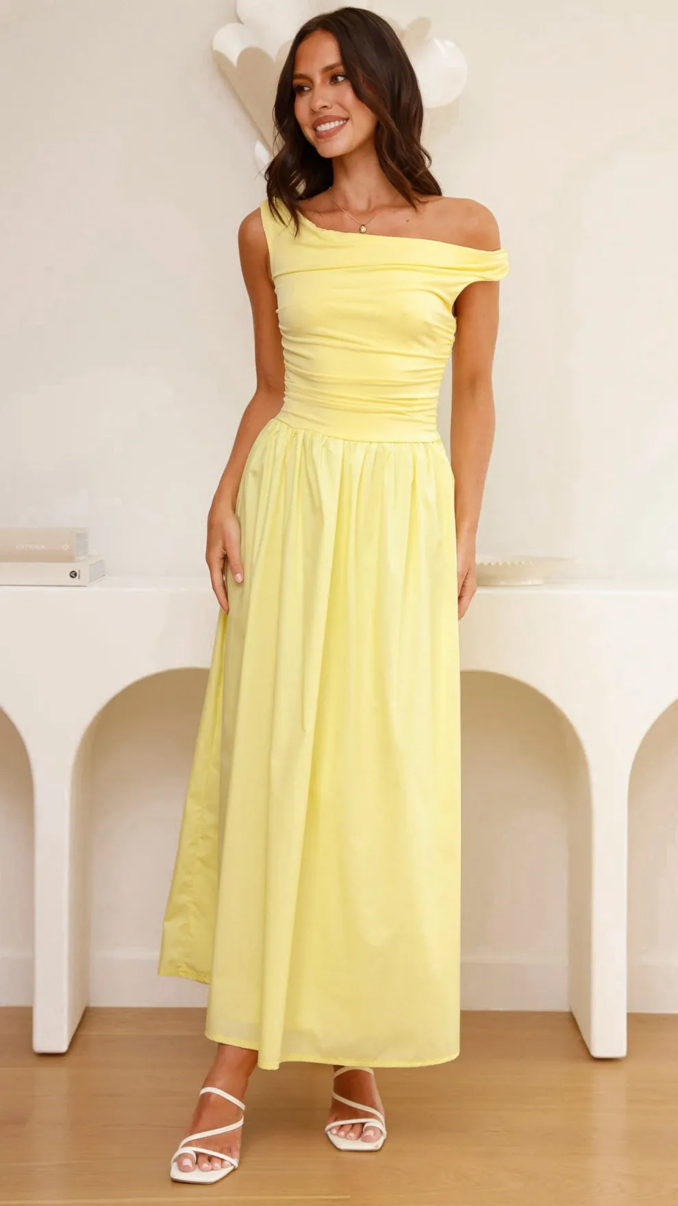 Immy Midi Dress - Yellow