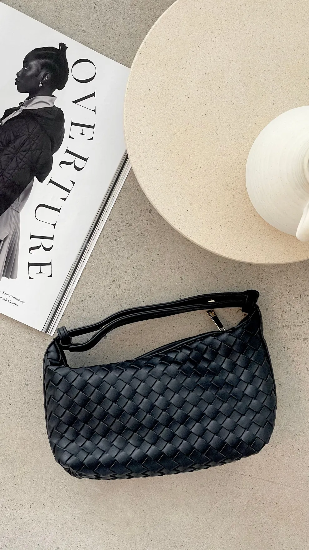 Isabelle Handle Bag - Black