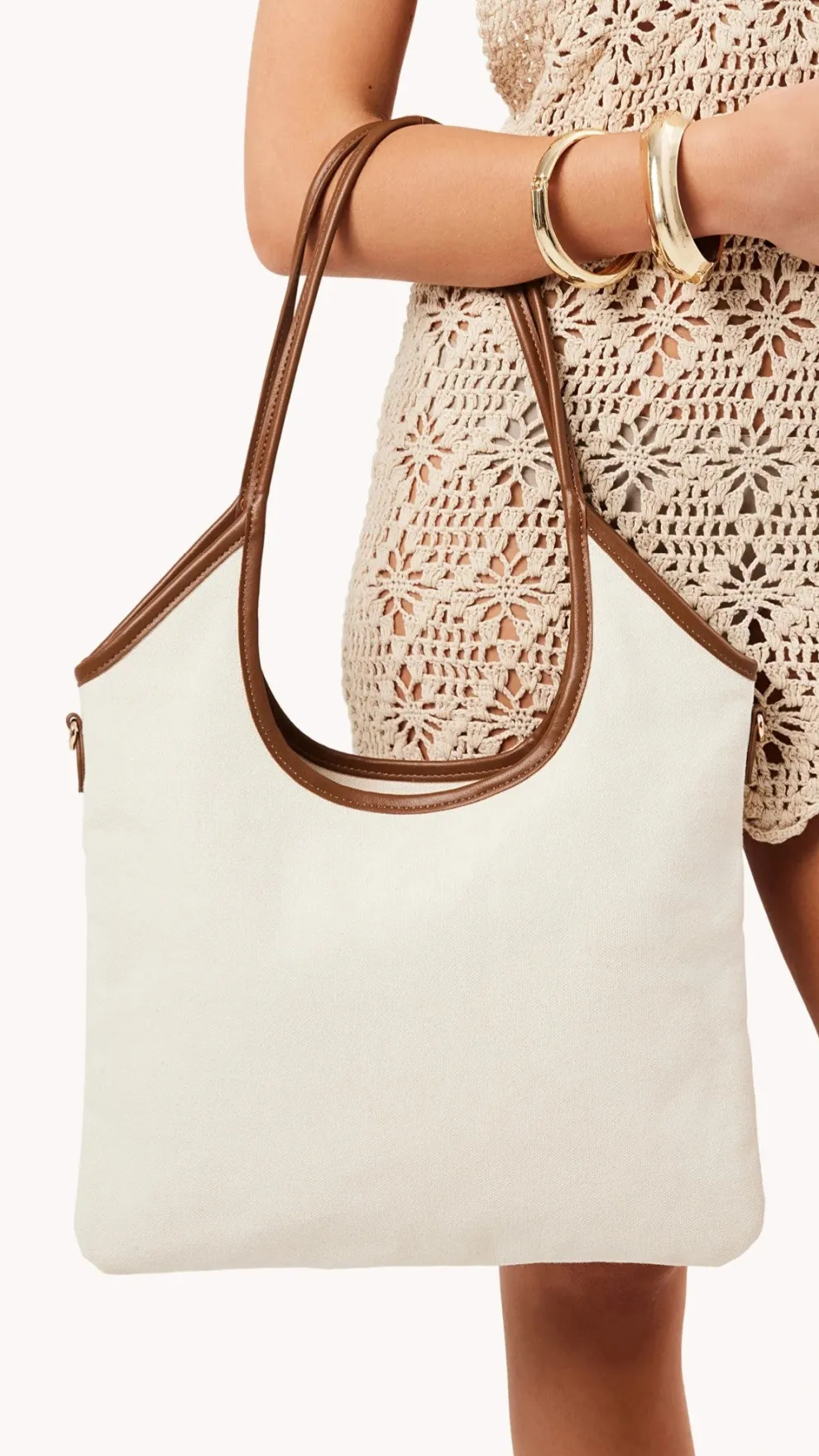 Isobel Shoulder Bag - Natural Linen