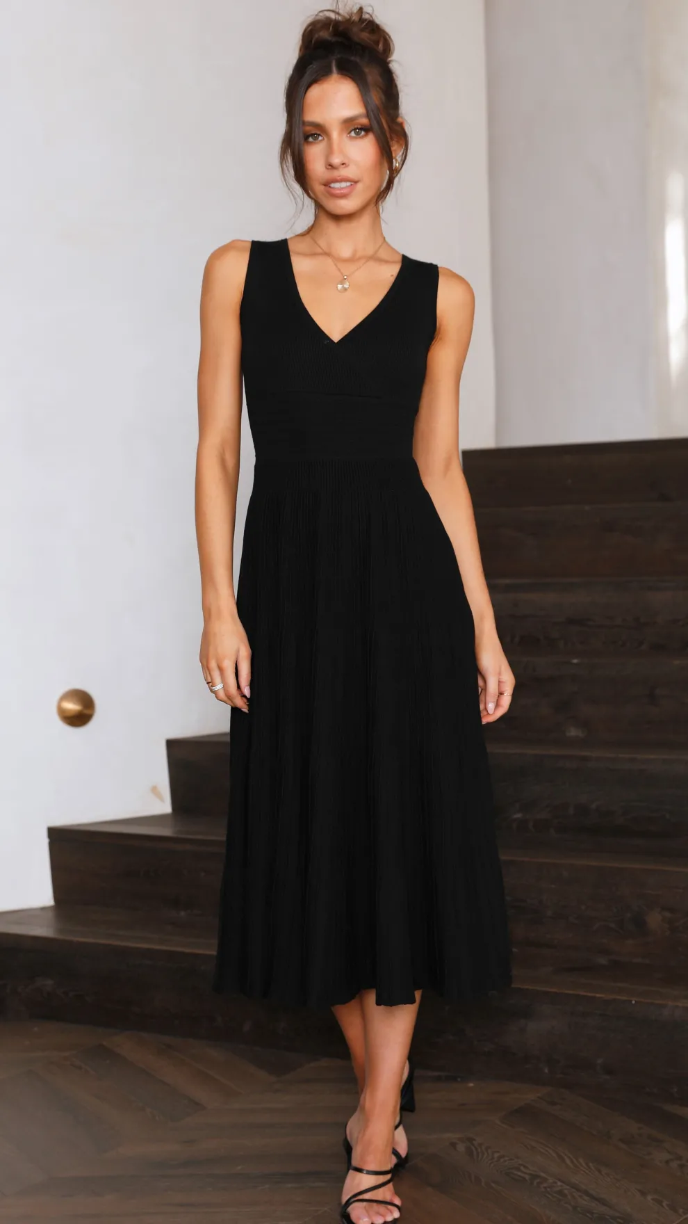 Jayde Knit Dress - Black