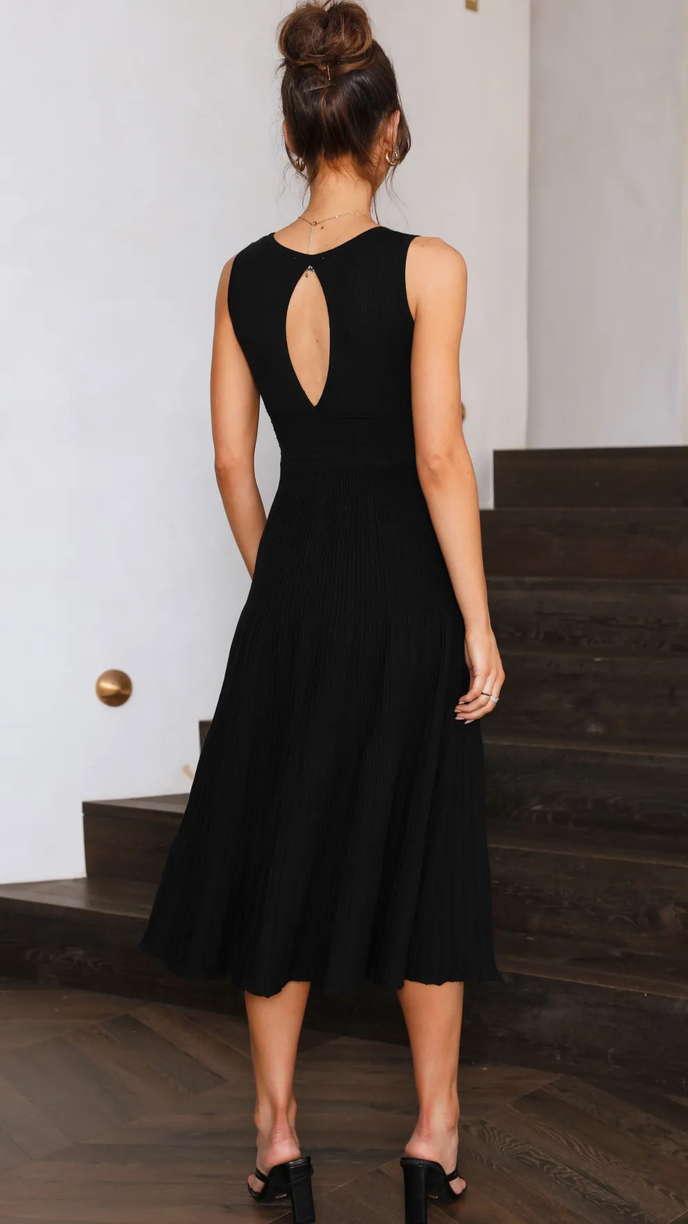 Jayde Knit Dress - Black