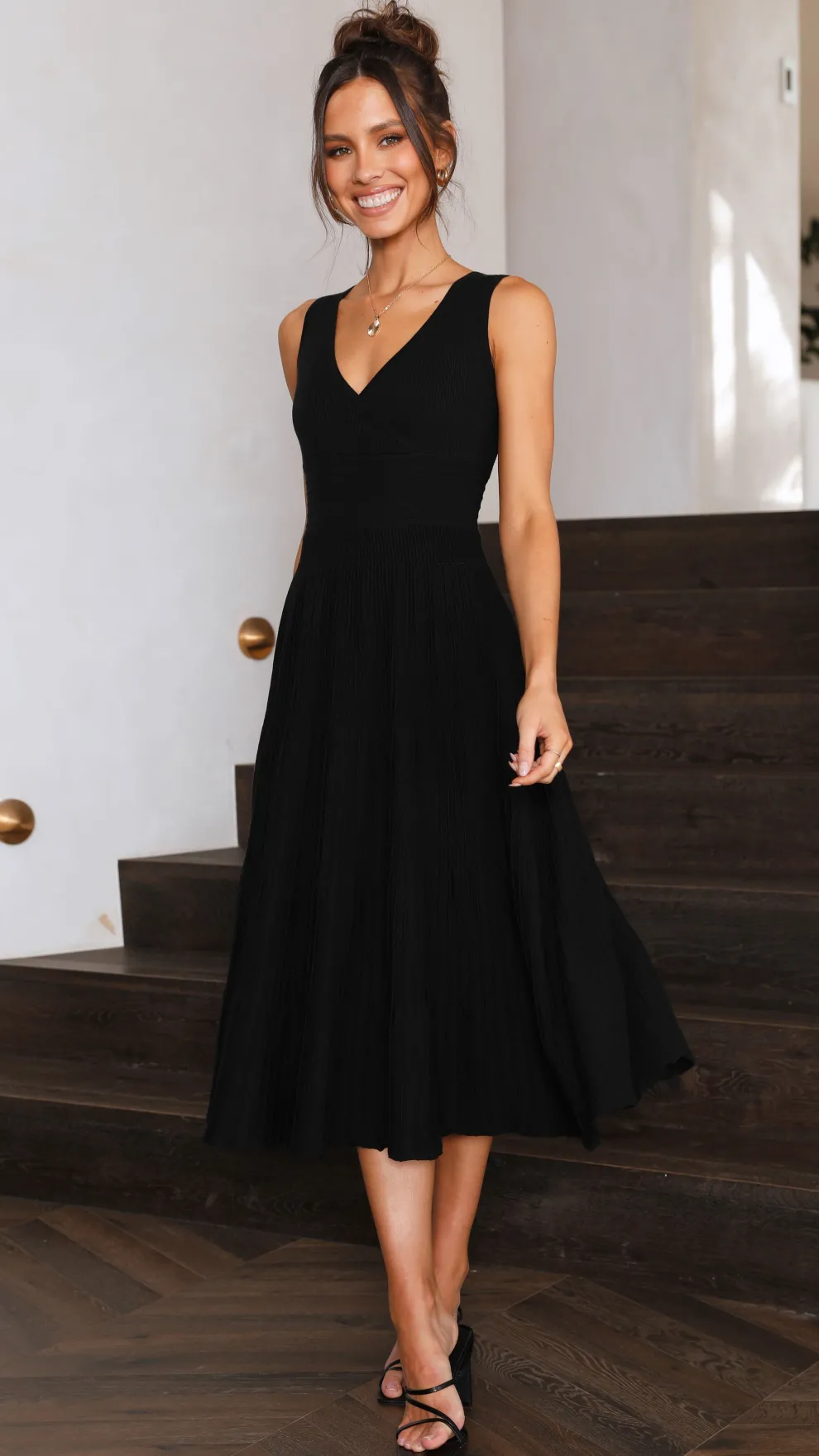 Jayde Knit Dress - Black