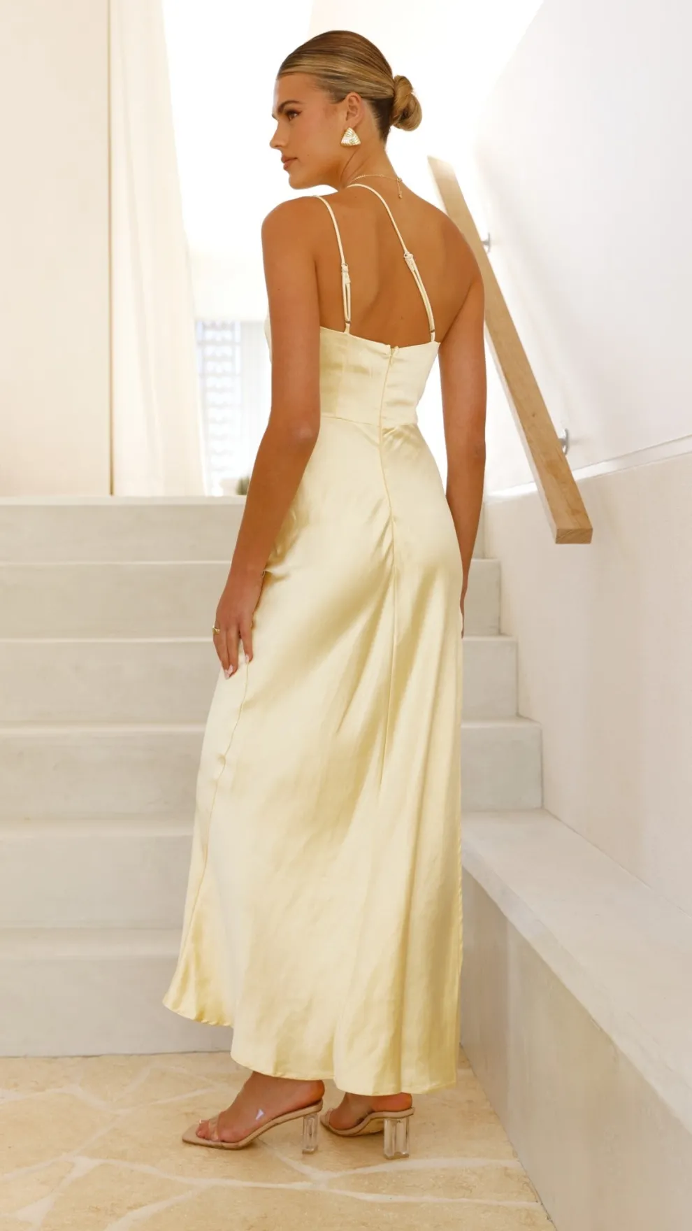 Jenna Maxi Dress - Yellow