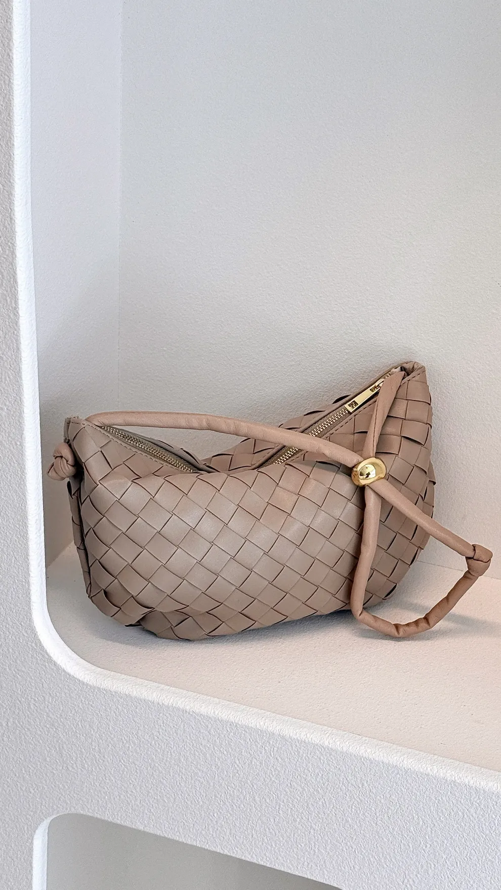 Kacey Handle Bag - Stone