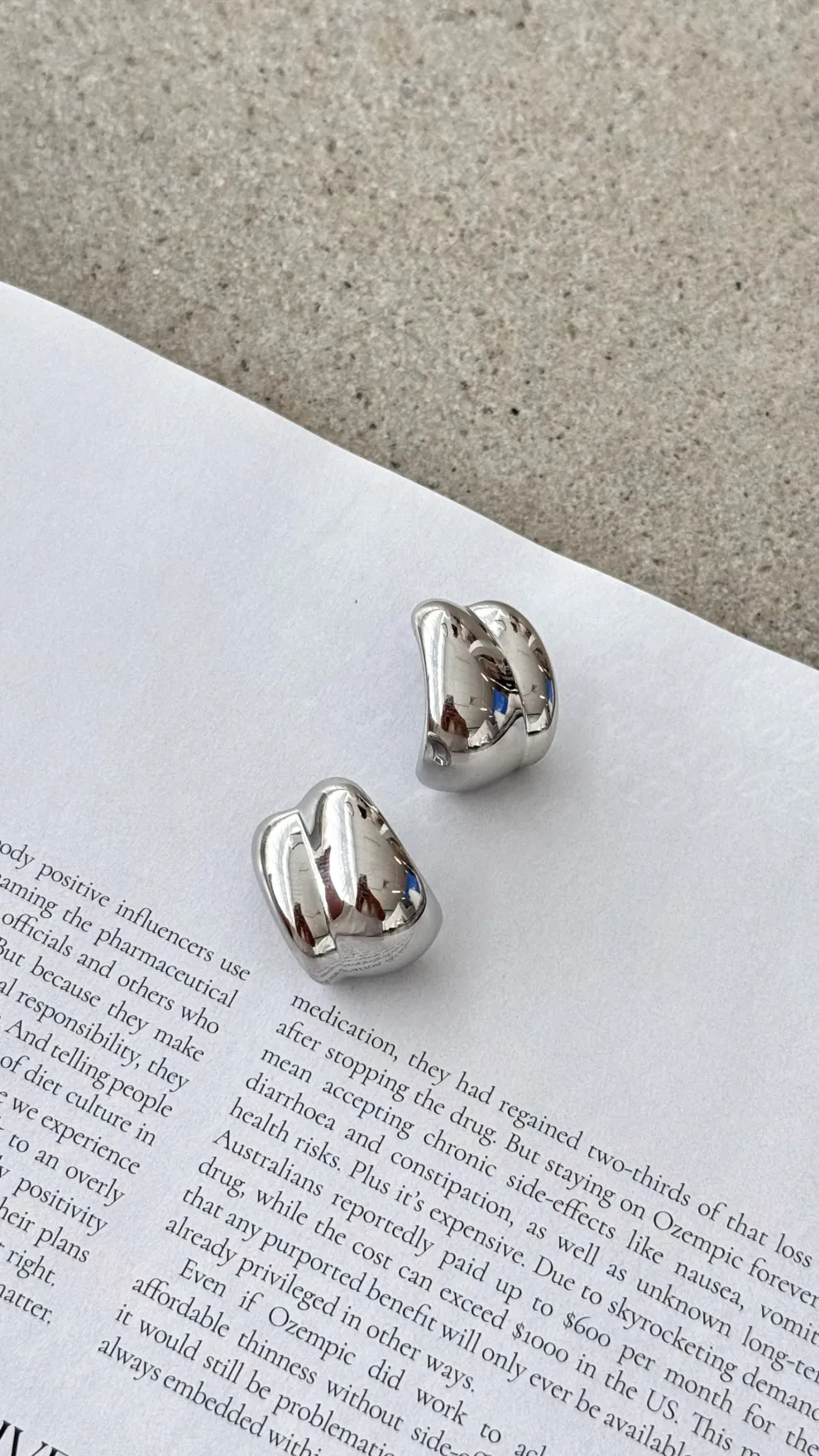 Kiara Earrings - Silver