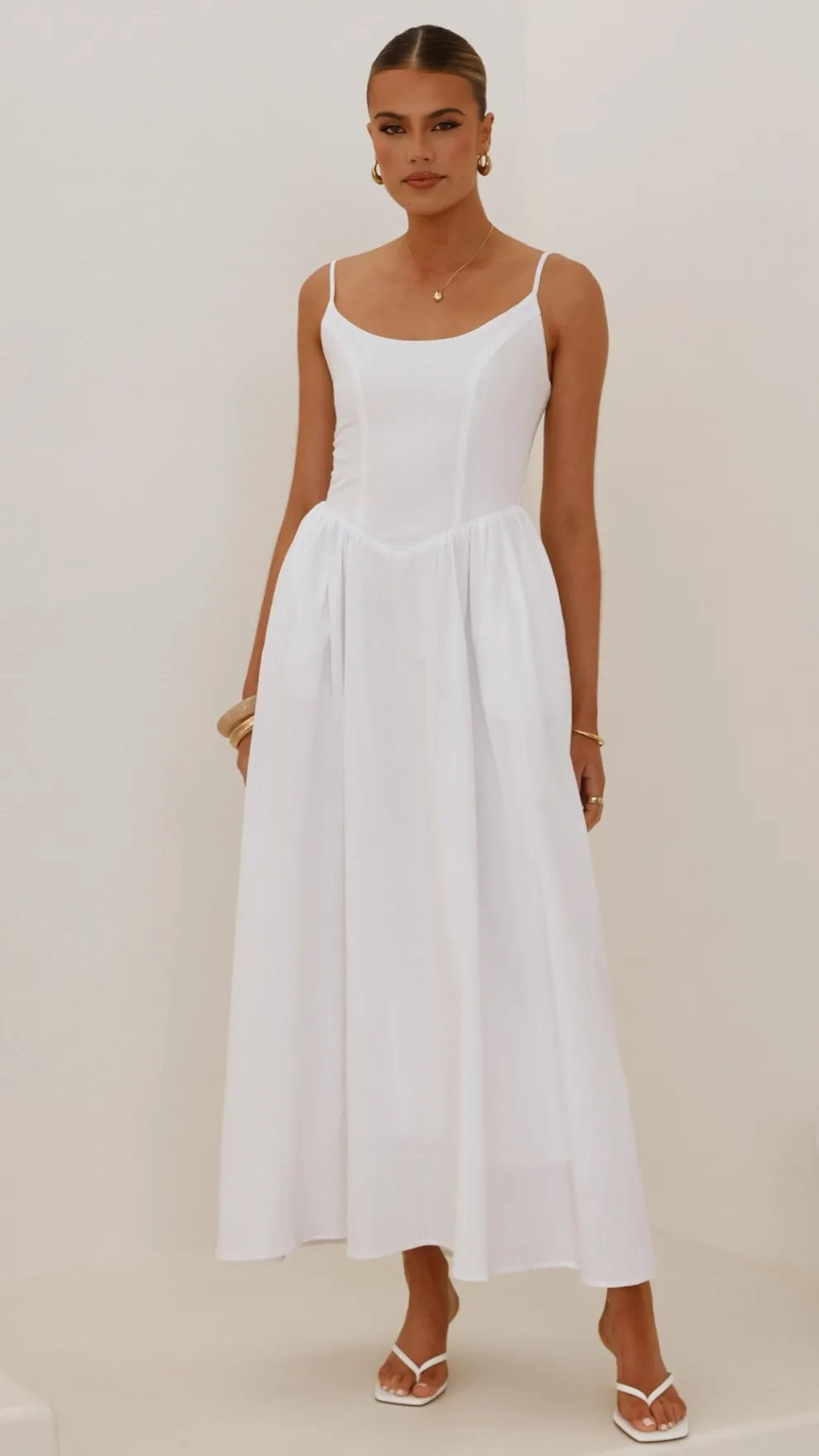 Laurelia Maxi Dress - White