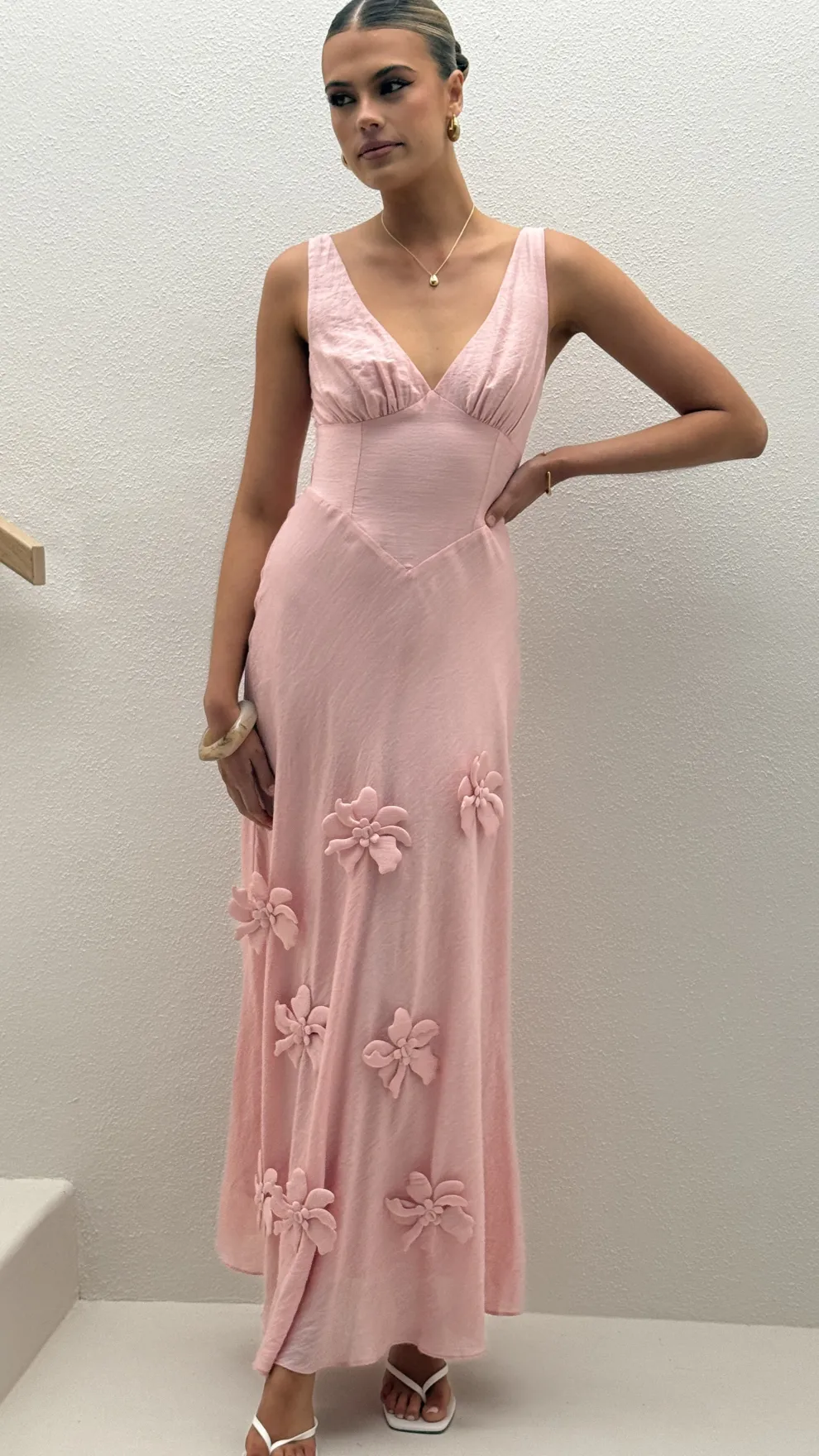 Lavara Maxi Dress - Pink