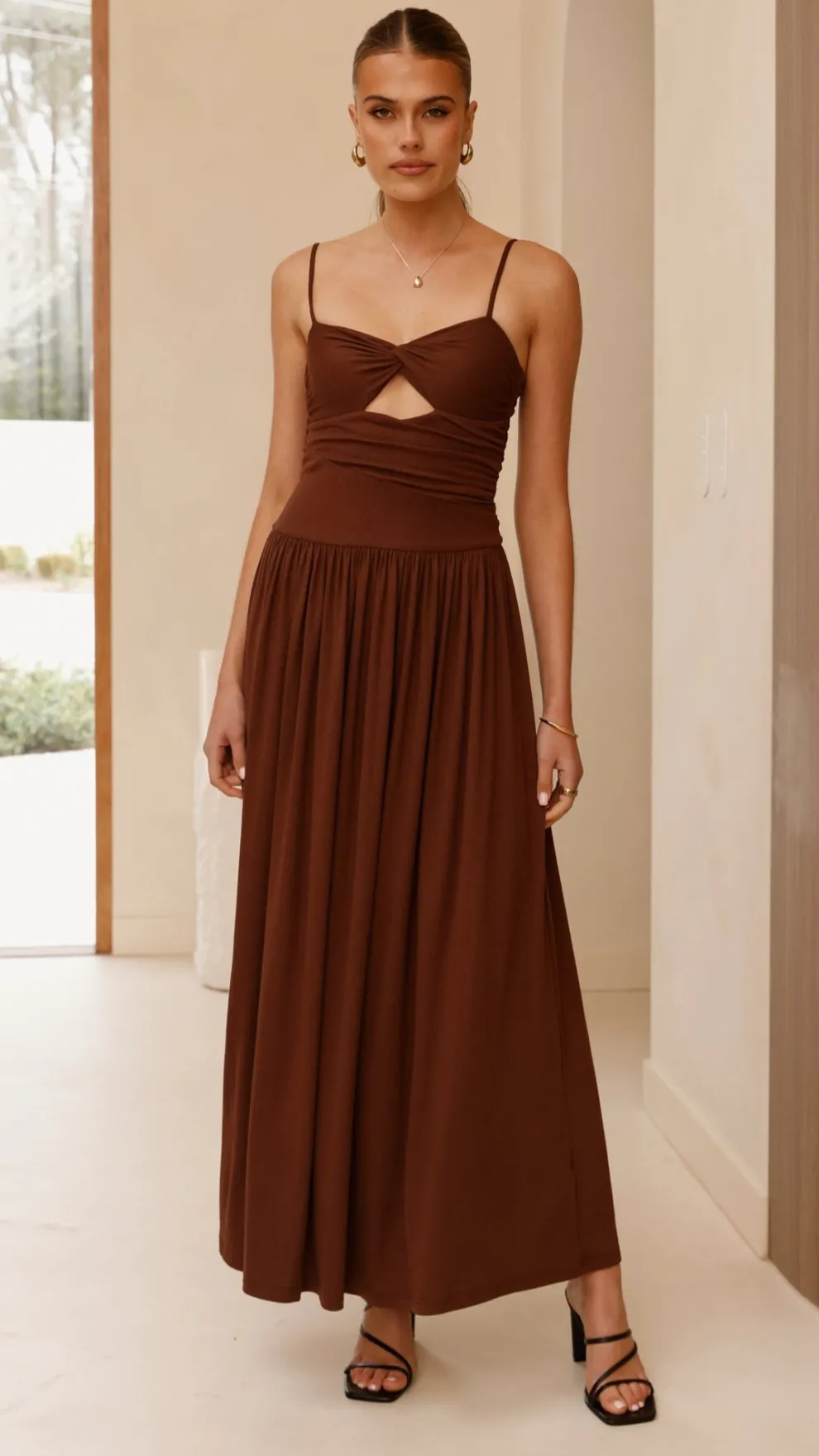 Libertine Maxi Dress - Chocolate