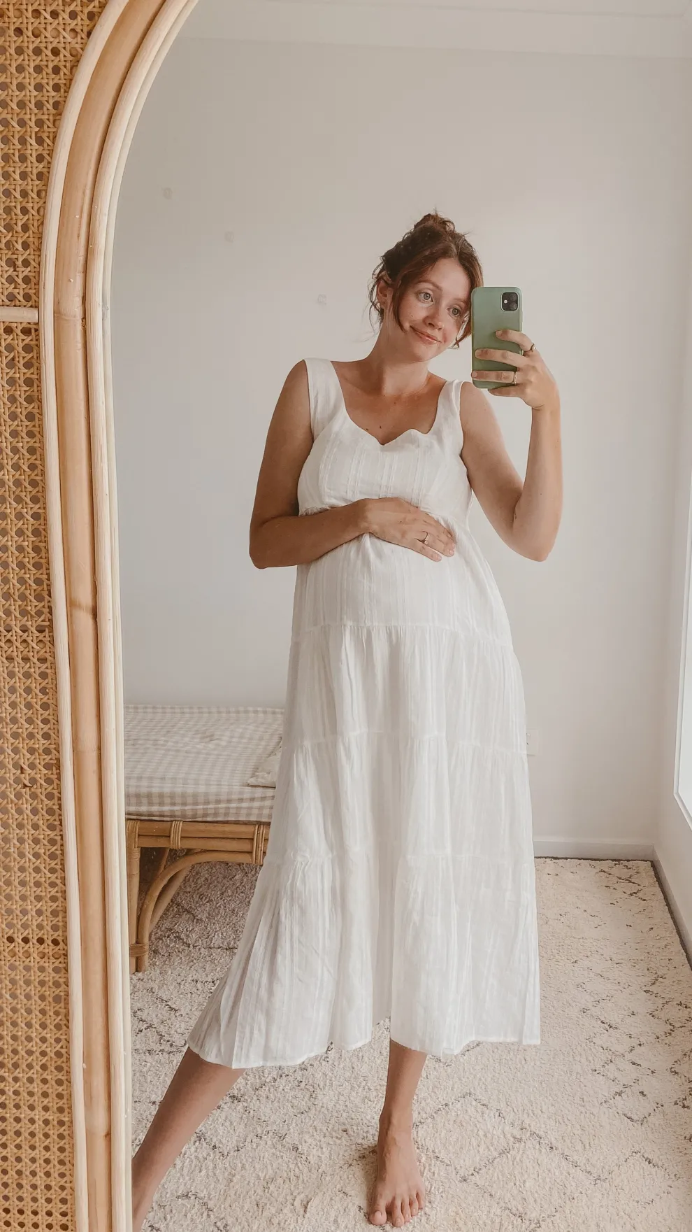 Liza Midi Dress - White