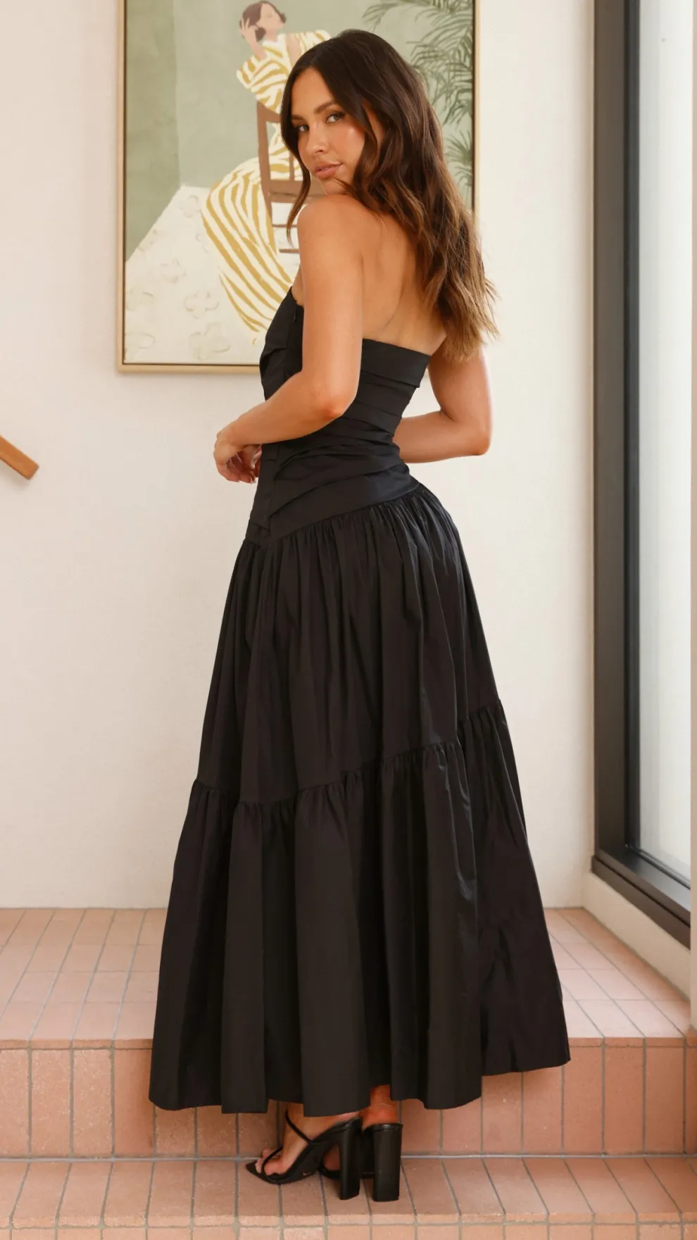 Lola Maxi Dress - Black