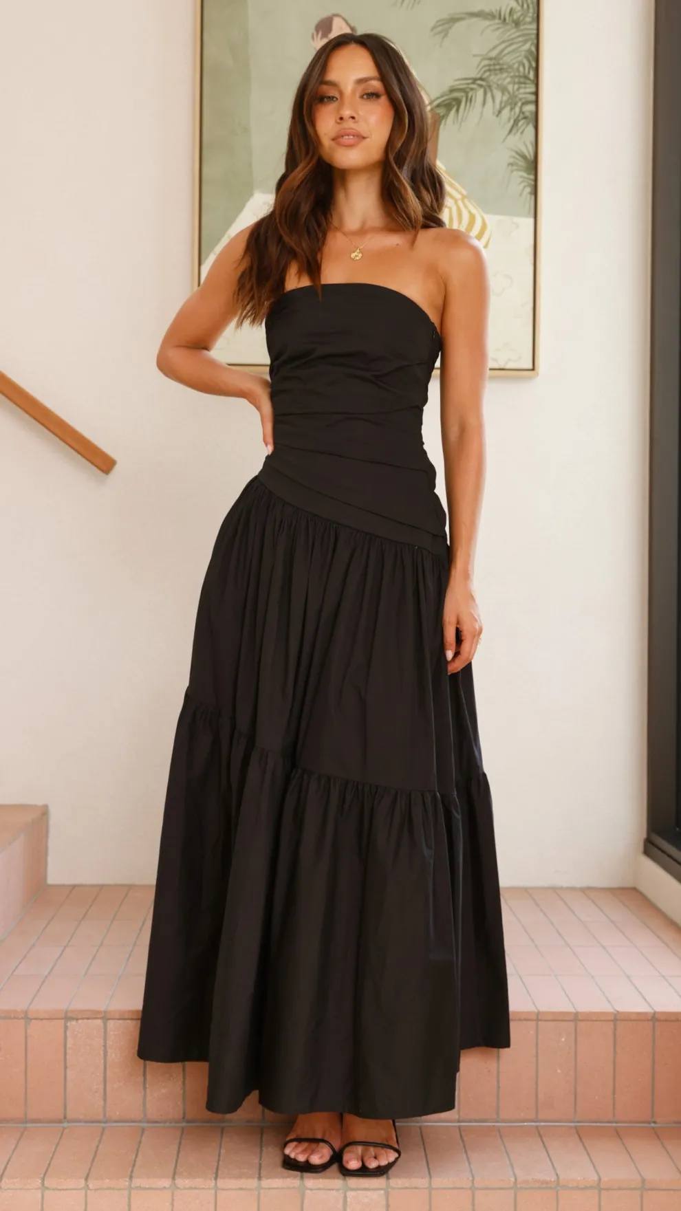 Lola Maxi Dress - Black