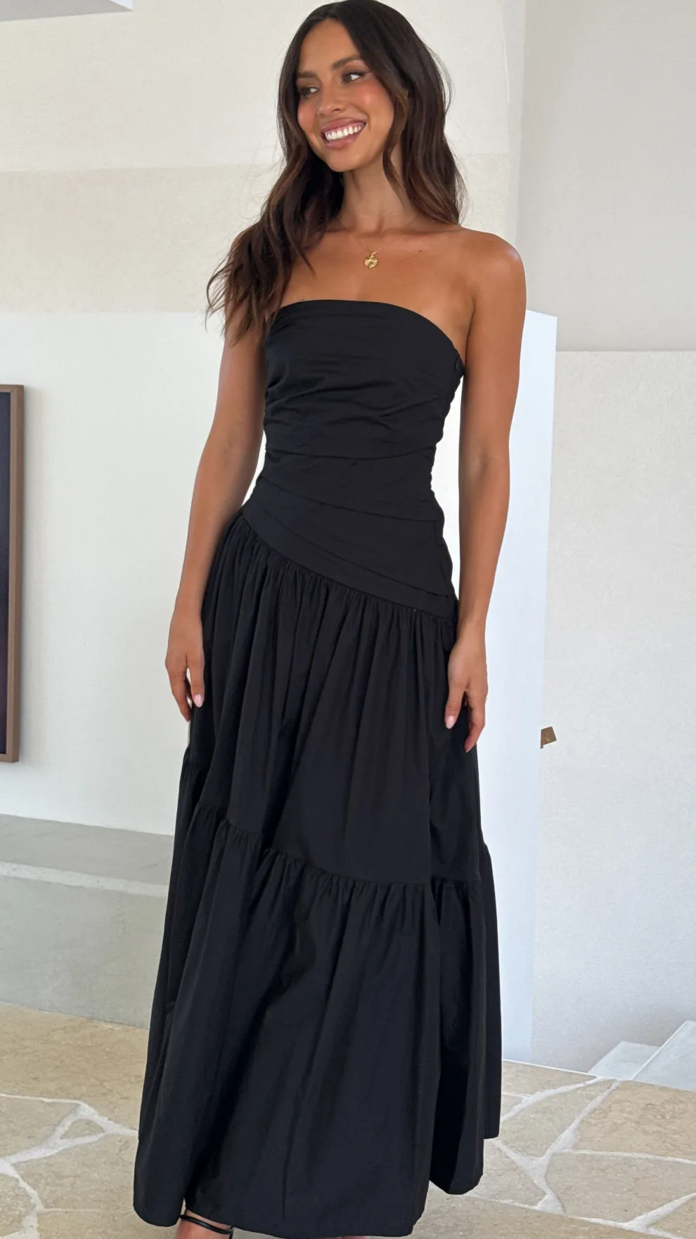 Lola Maxi Dress - Black