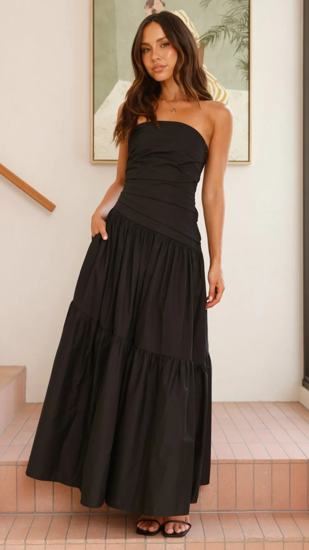 Lola Maxi Dress - Black