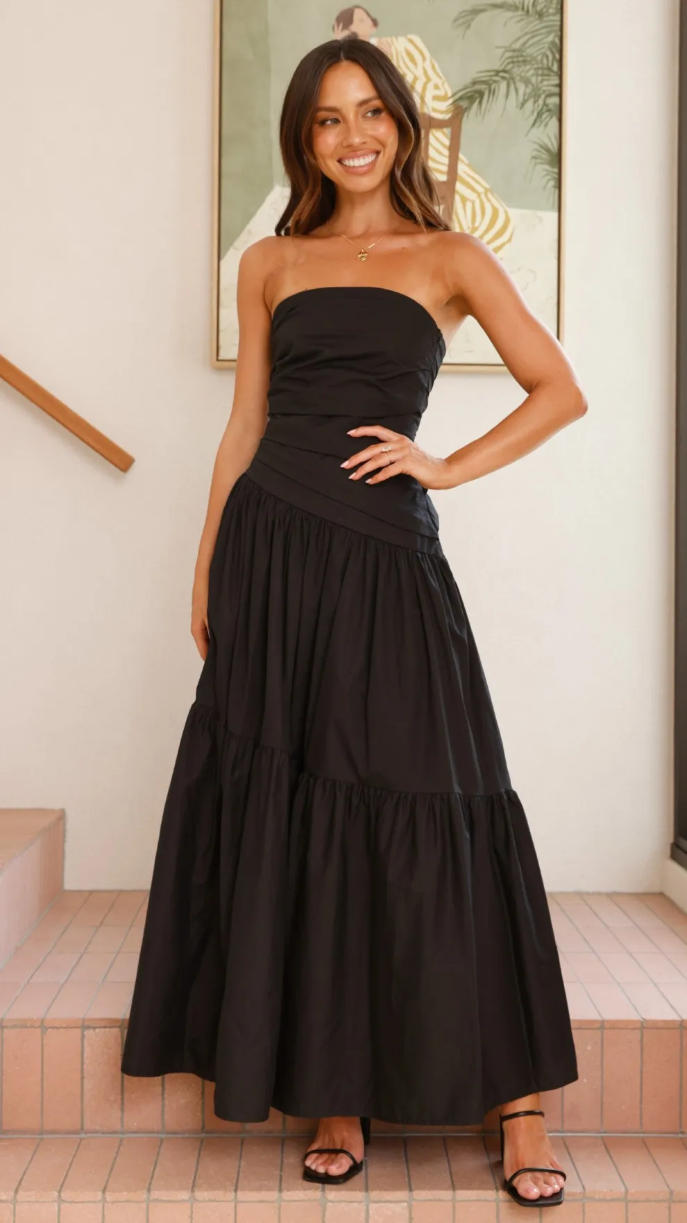 Lola Maxi Dress - Black