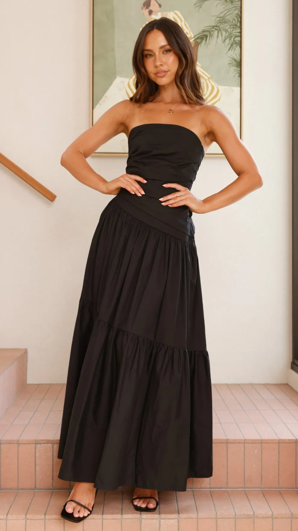 Lola Maxi Dress - Black