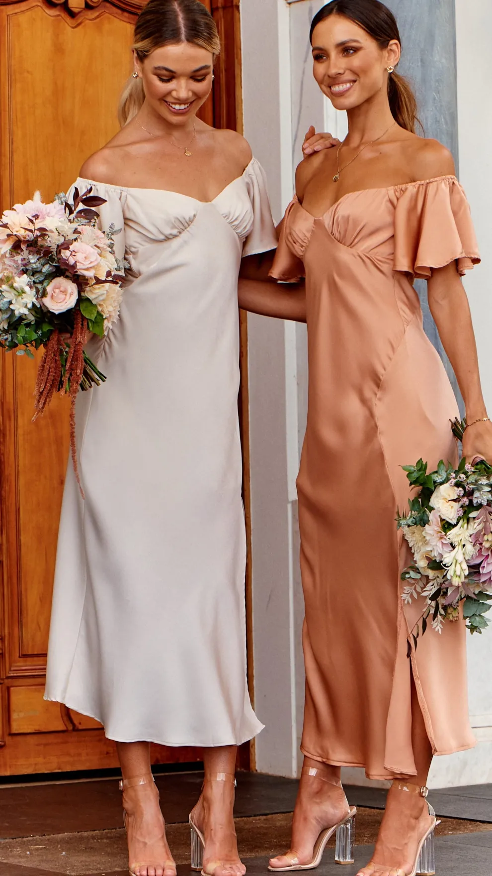 Louisa Midi Dress - Ivory