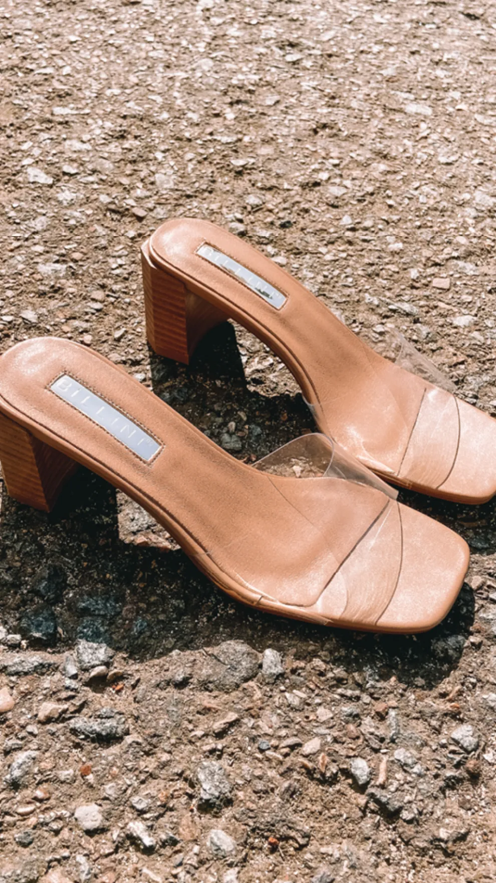 Lucy Heel - Clay/Clear