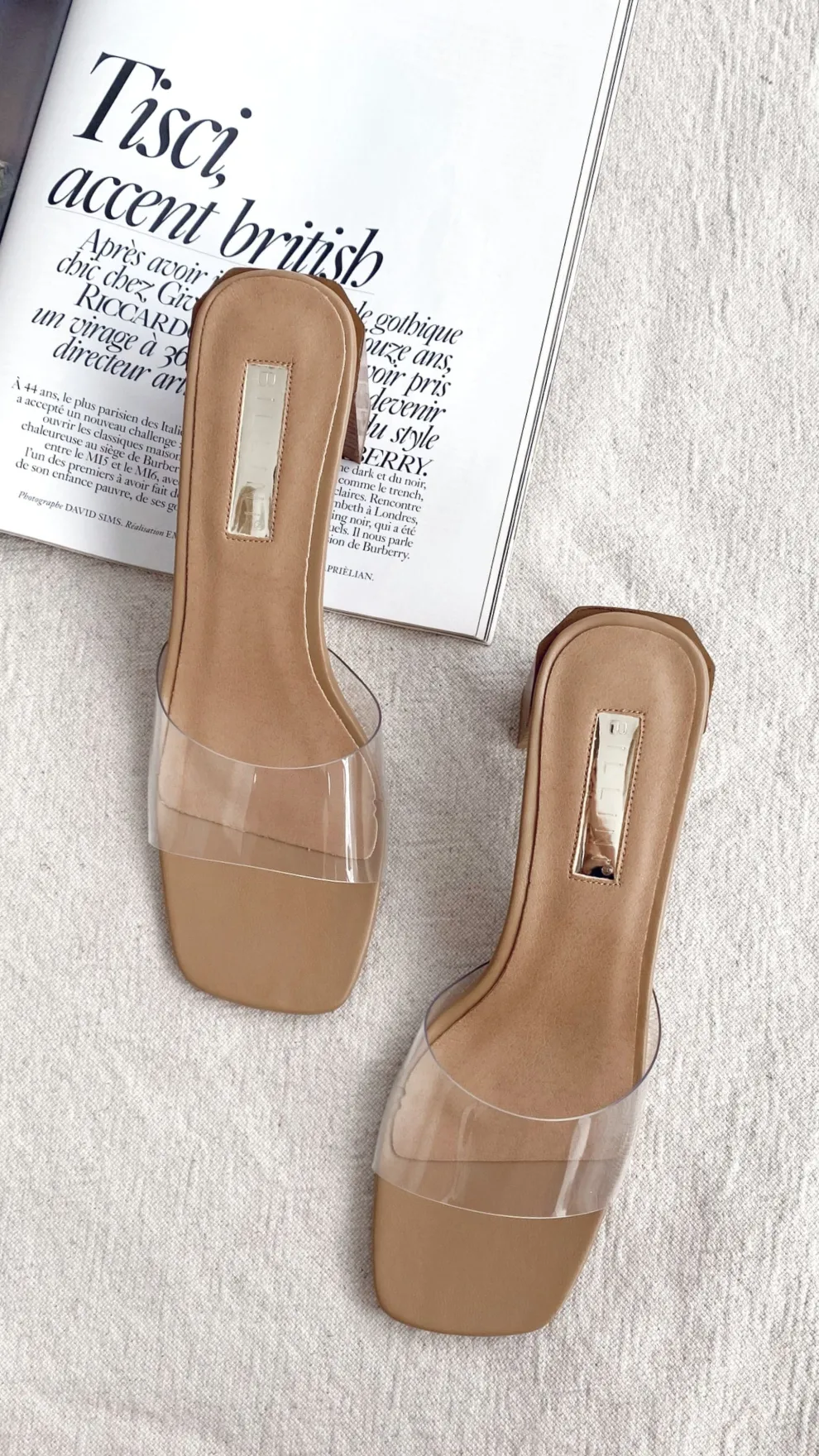 Lucy Heel - Clay/Clear