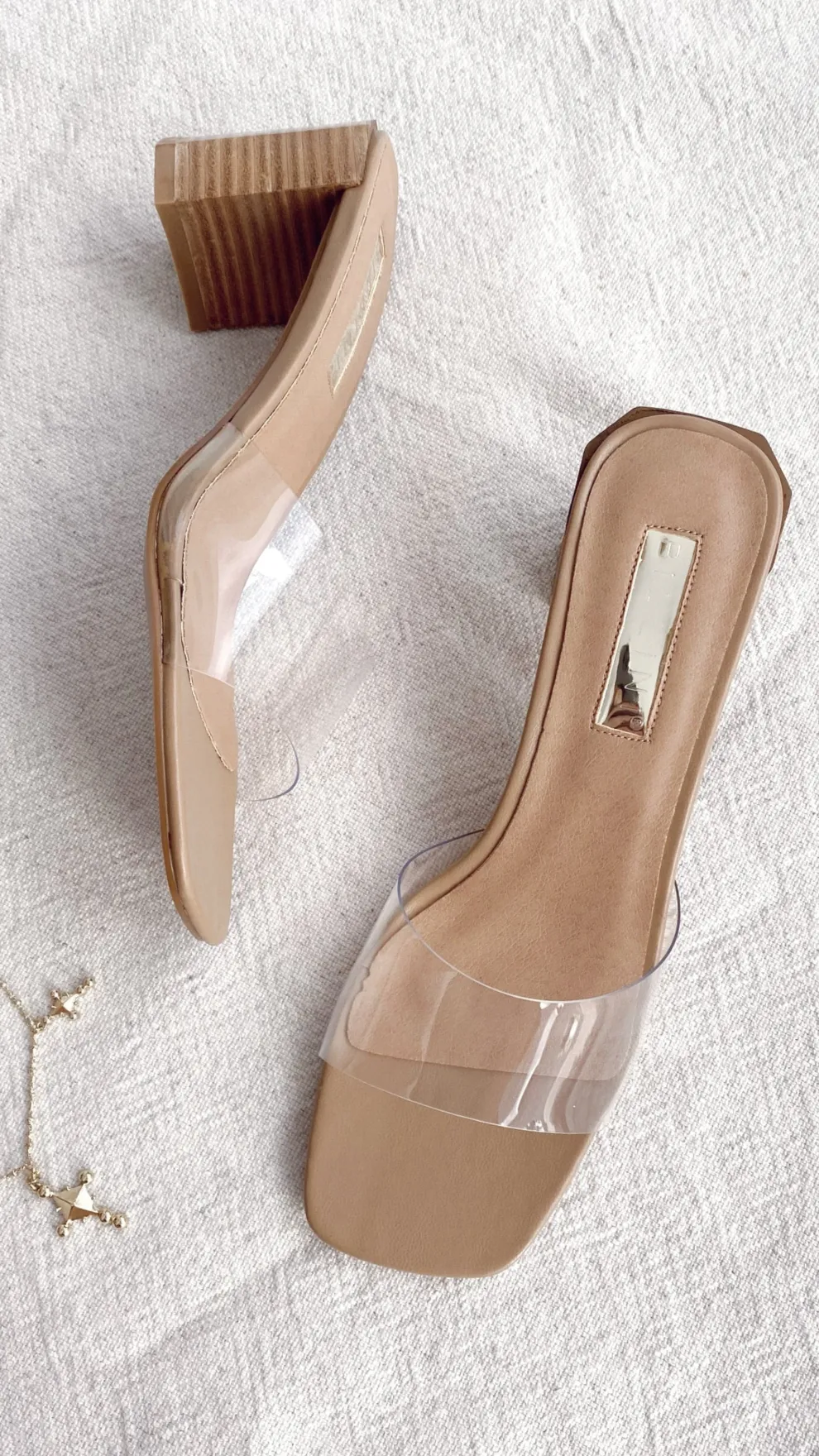 Lucy Heel - Clay/Clear