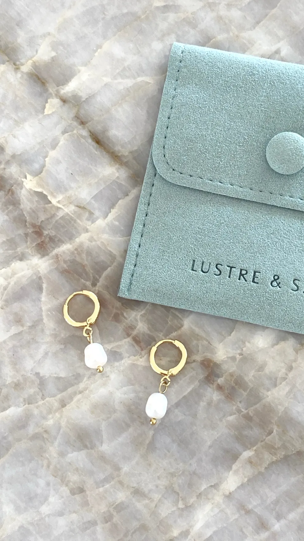 Marley Sleepers - Gold/Pearl