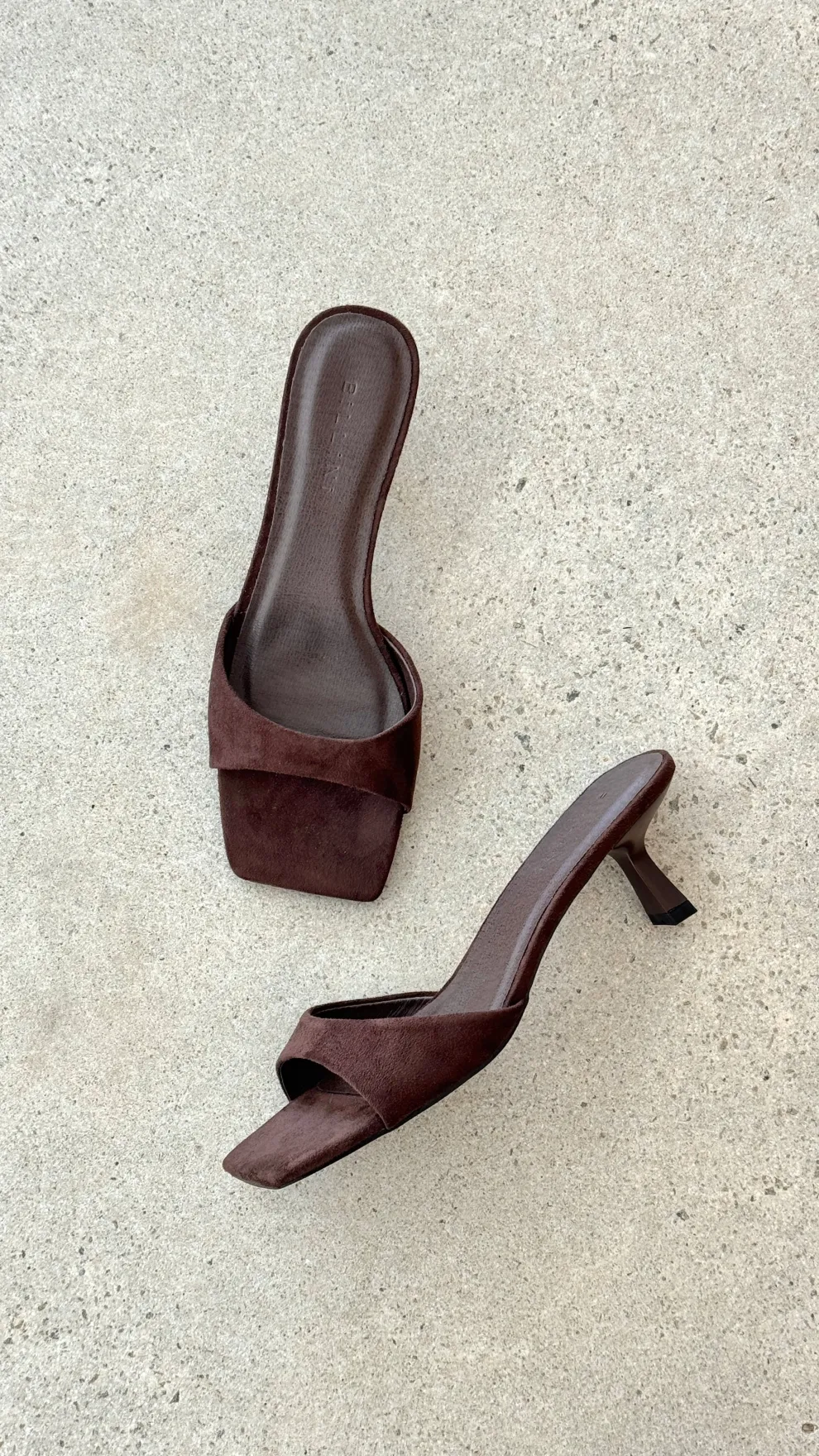 Meadow Heel - Dark Cacao Suede