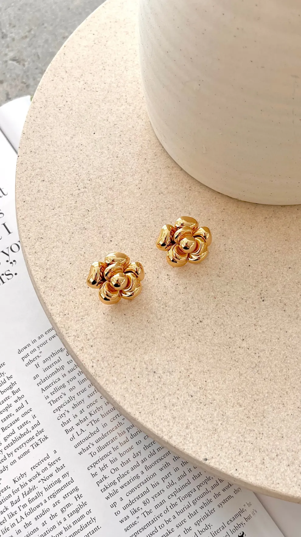 Mira Earrings - Gold