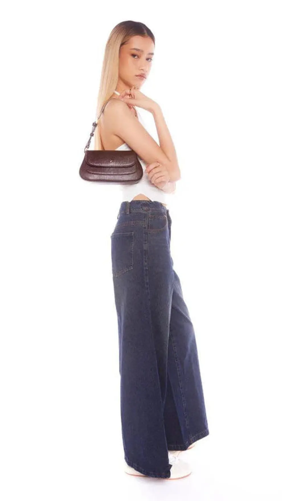 Nikki Shoulder Bag - Choc Crinkle