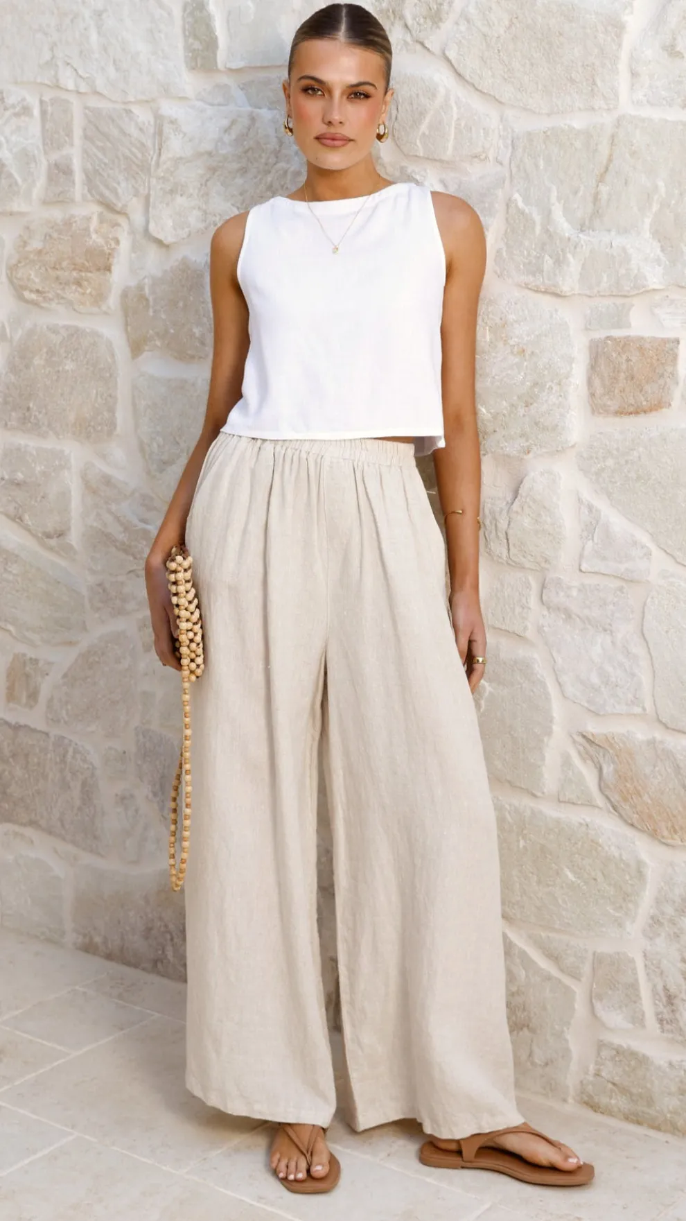 Oceana Pants - Natural