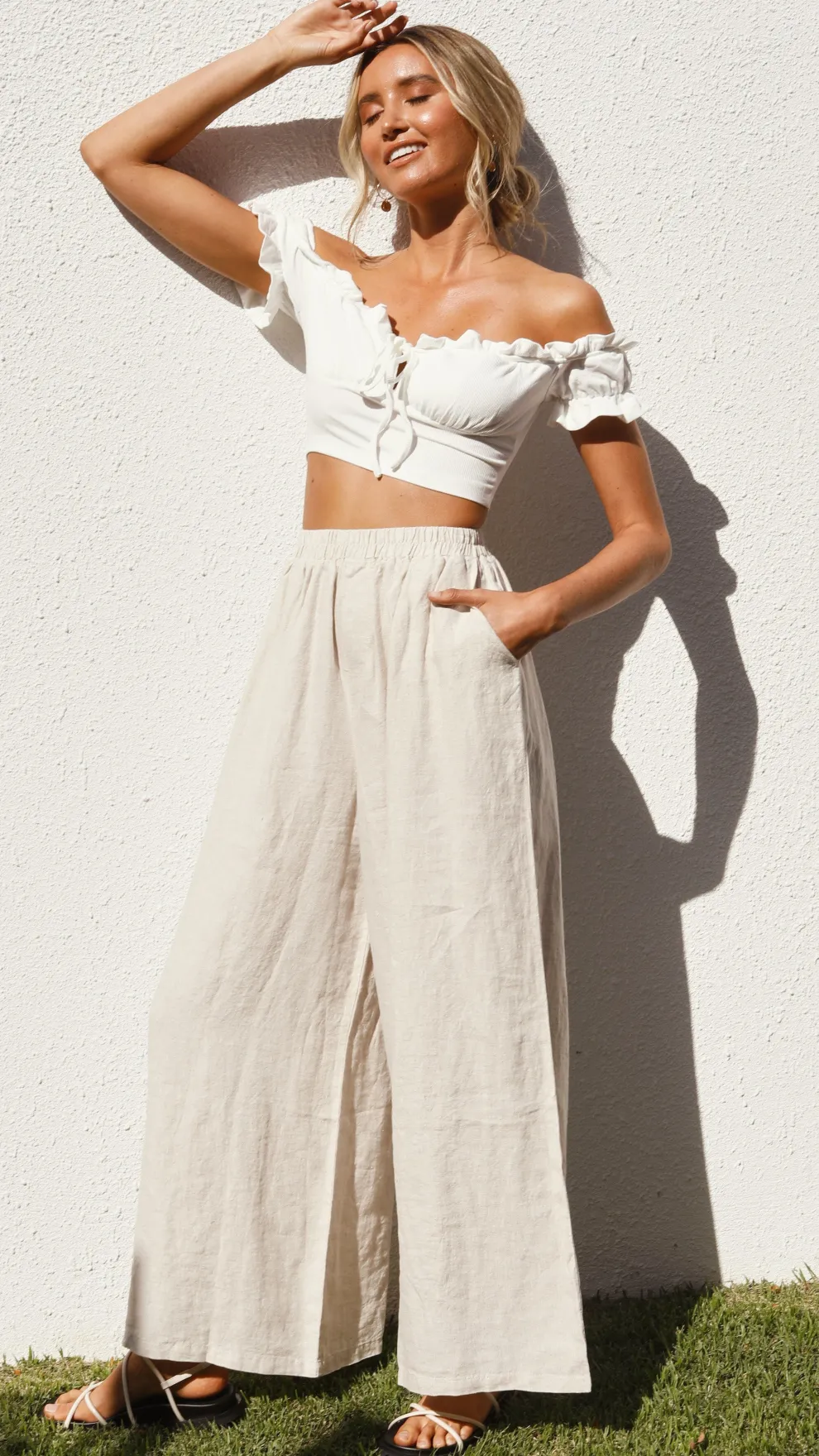 Oceana Pants - Natural