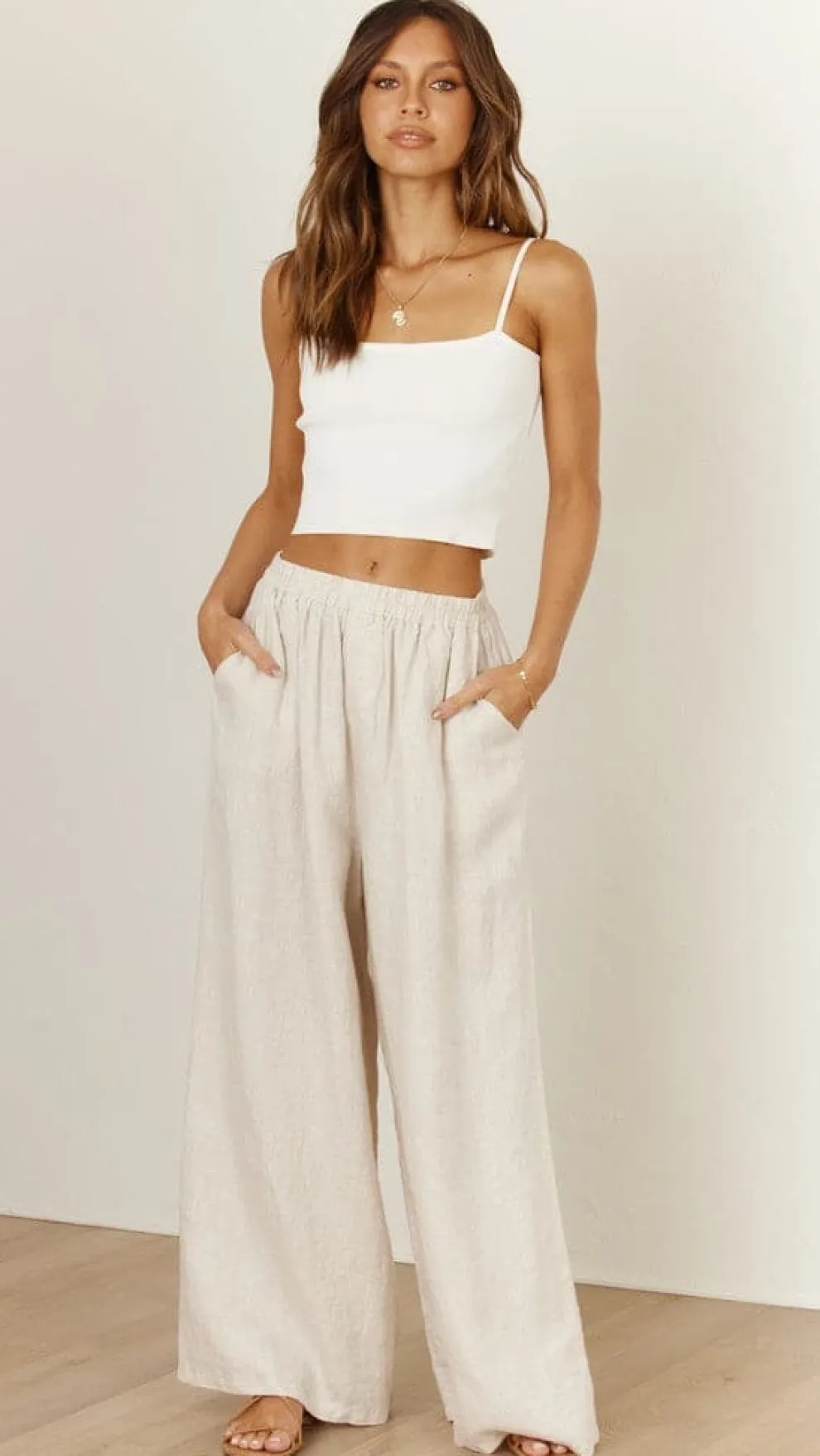 Oceana Pants - Natural