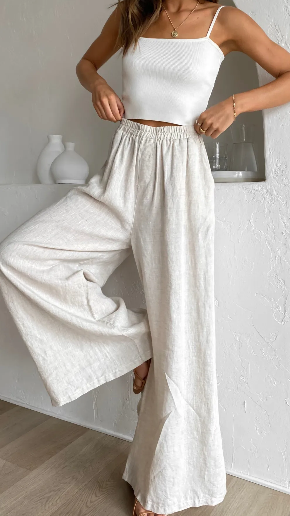 Oceana Pants - Natural