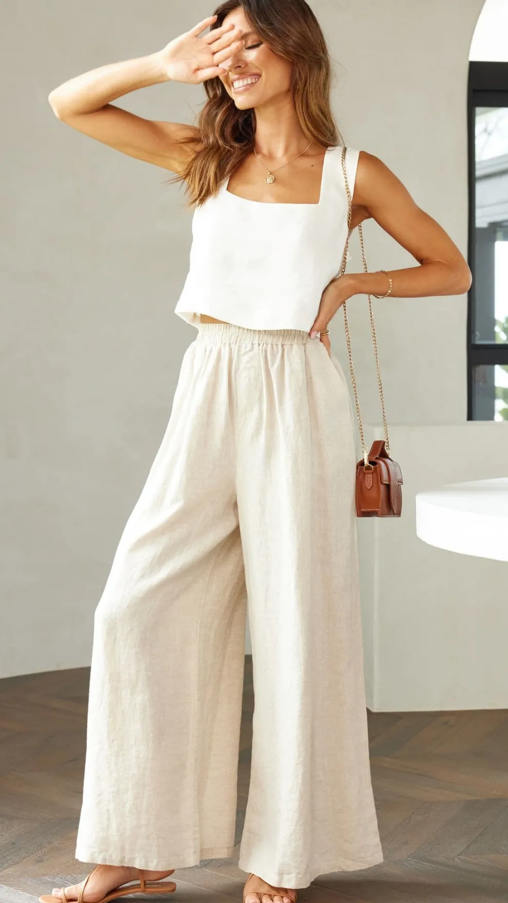 Oceana Pants - Natural