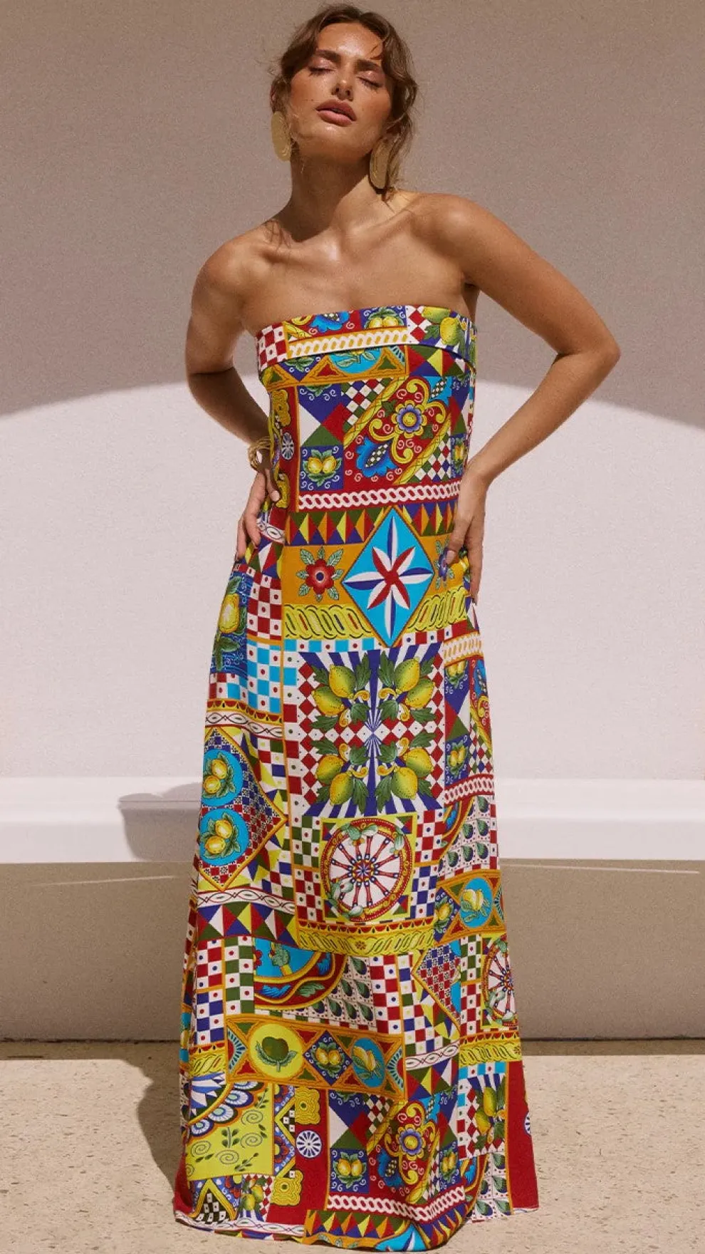 Phaedra Maxi Dress - Phaedra Print