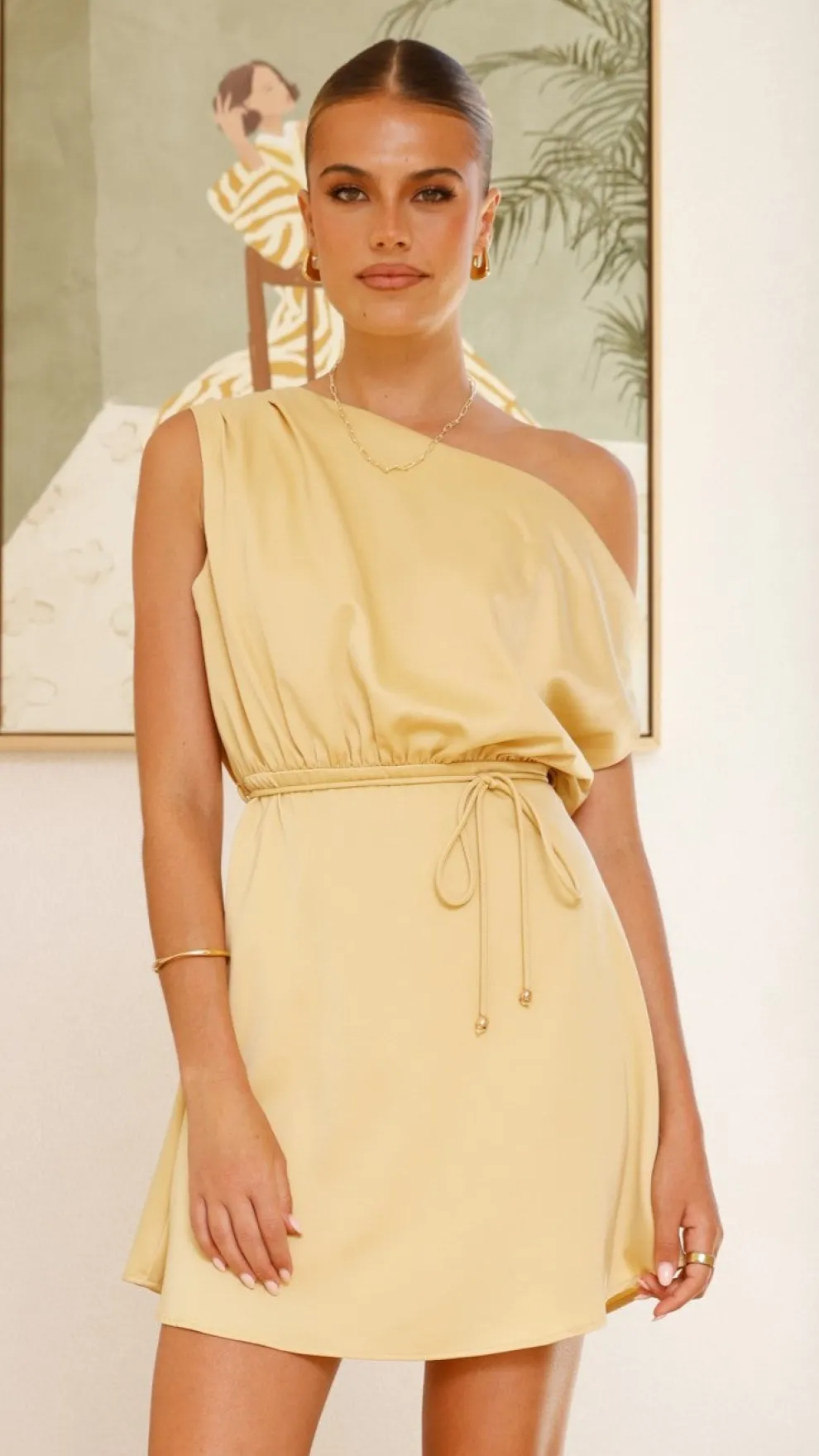 Prudence Mini Dress - Yellow