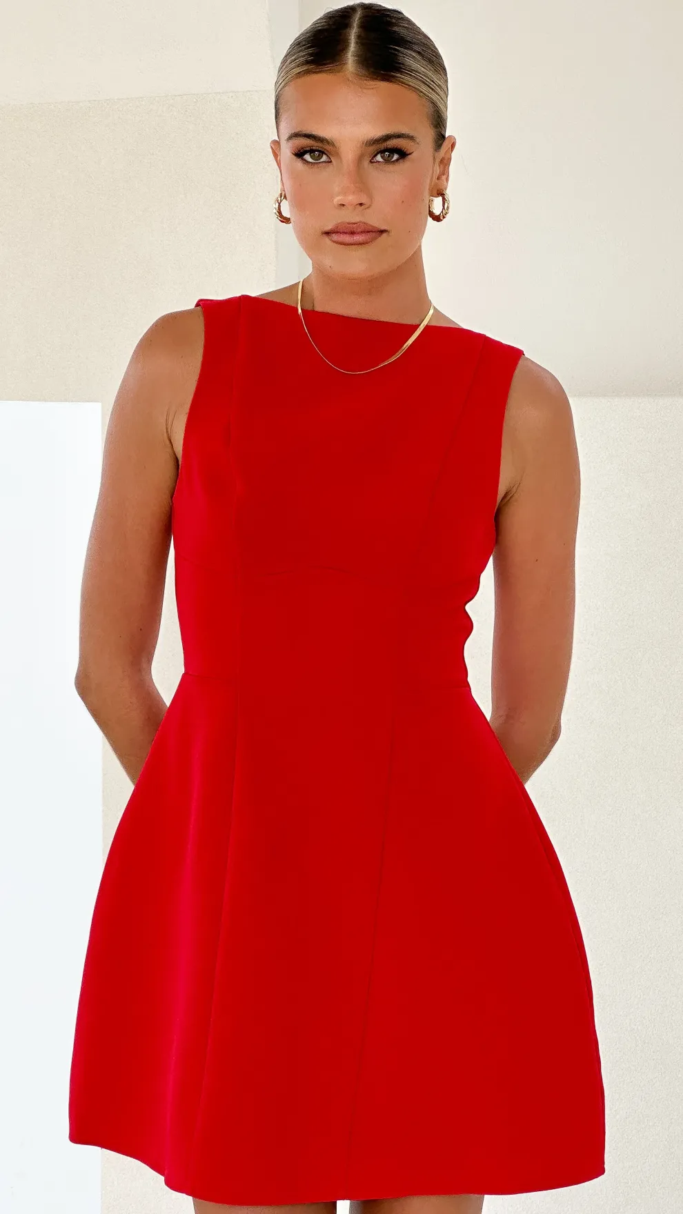 Rafiki Mini Dress - Red