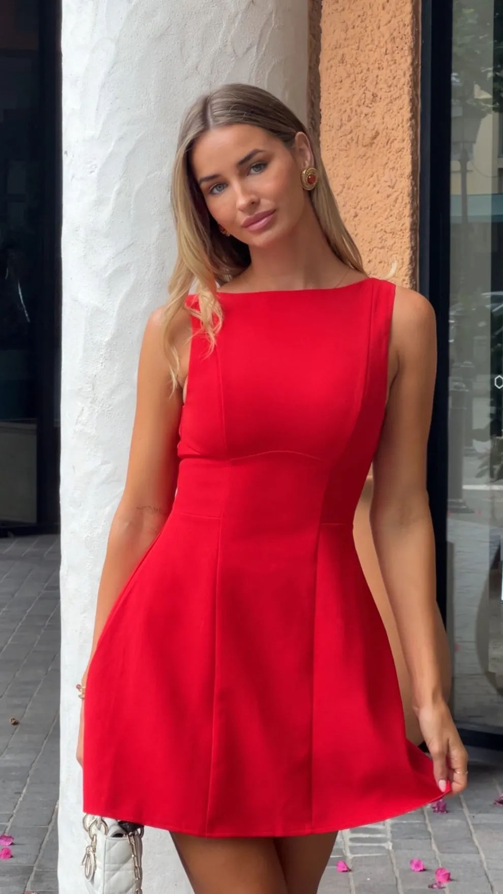 Rafiki Mini Dress - Red