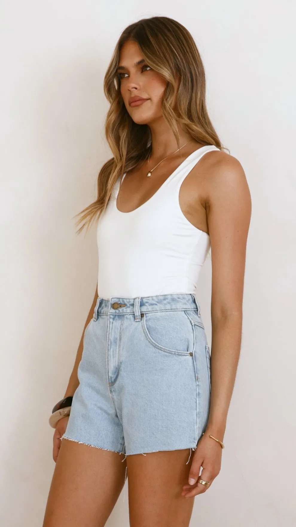 Rollas Mirage Short - Nina Blue Organic