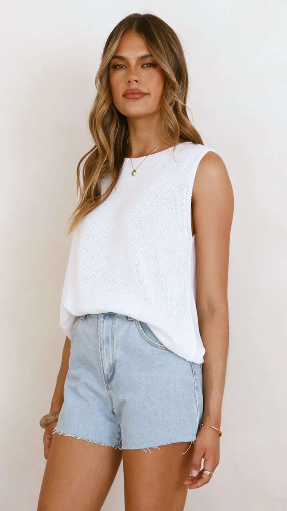 Rollas Mirage Short - Nina Blue Organic