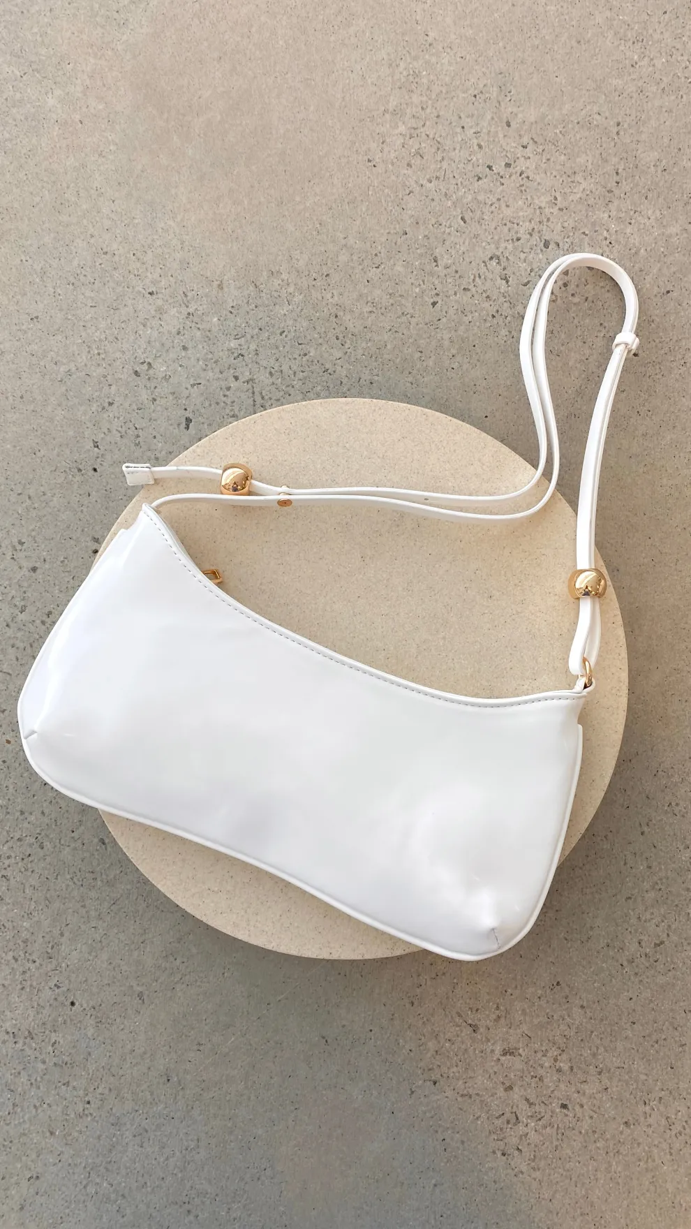 Rosabelle Shoulder Bag - White Shine