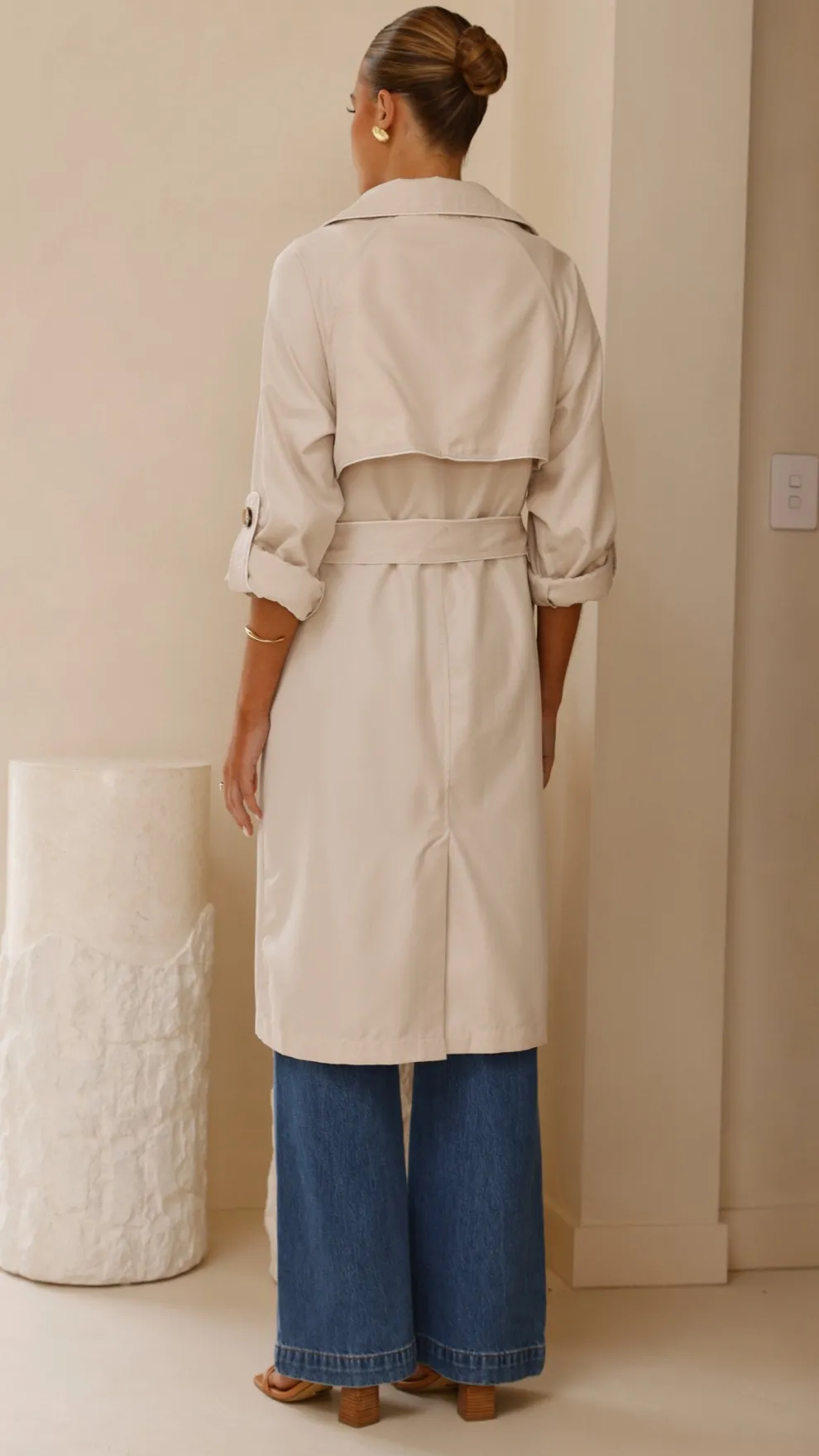 Rylie Trench Coat - Sand