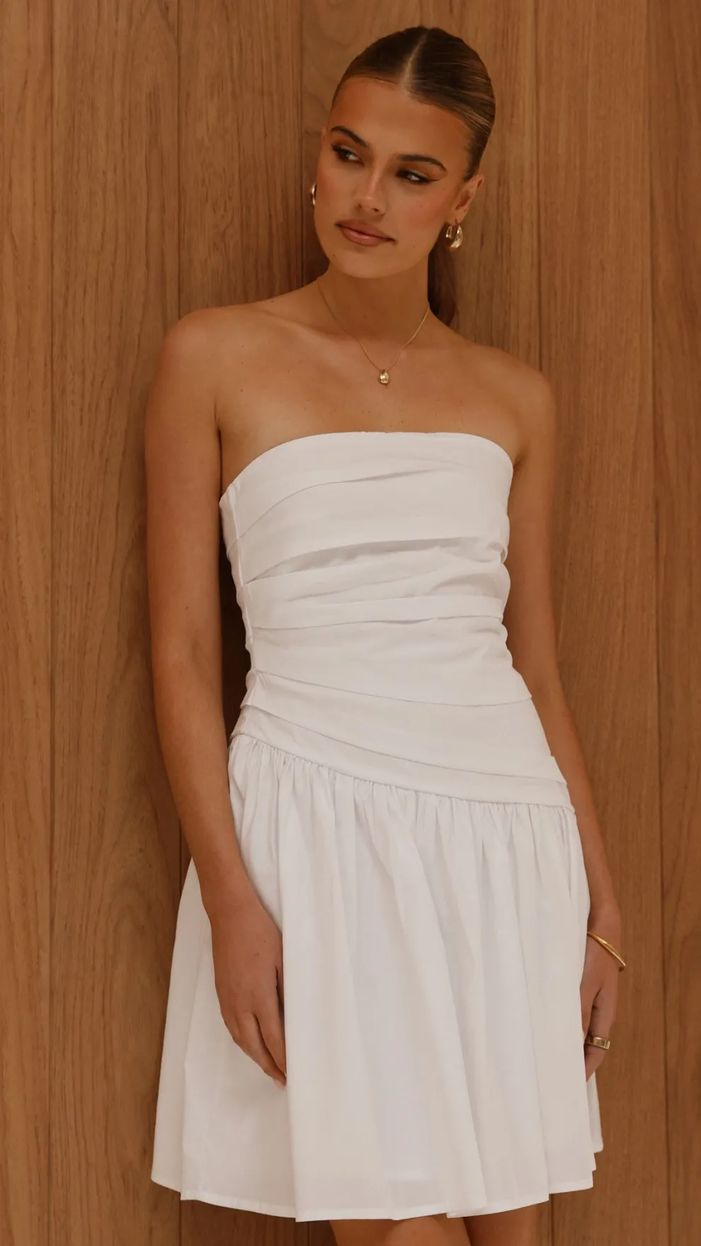 Selena Mini Dress - White