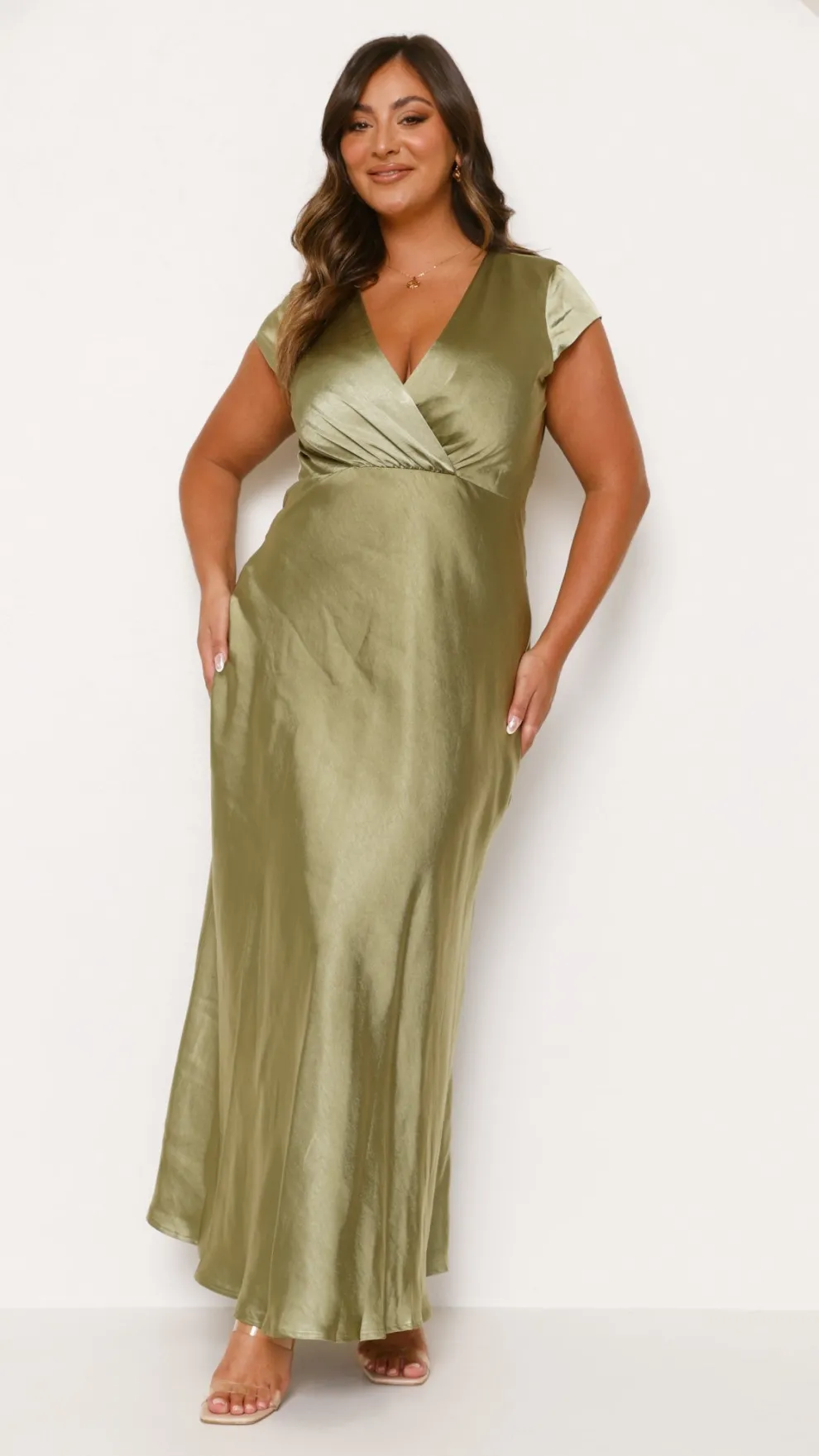 Selma Maxi Dress - Olive